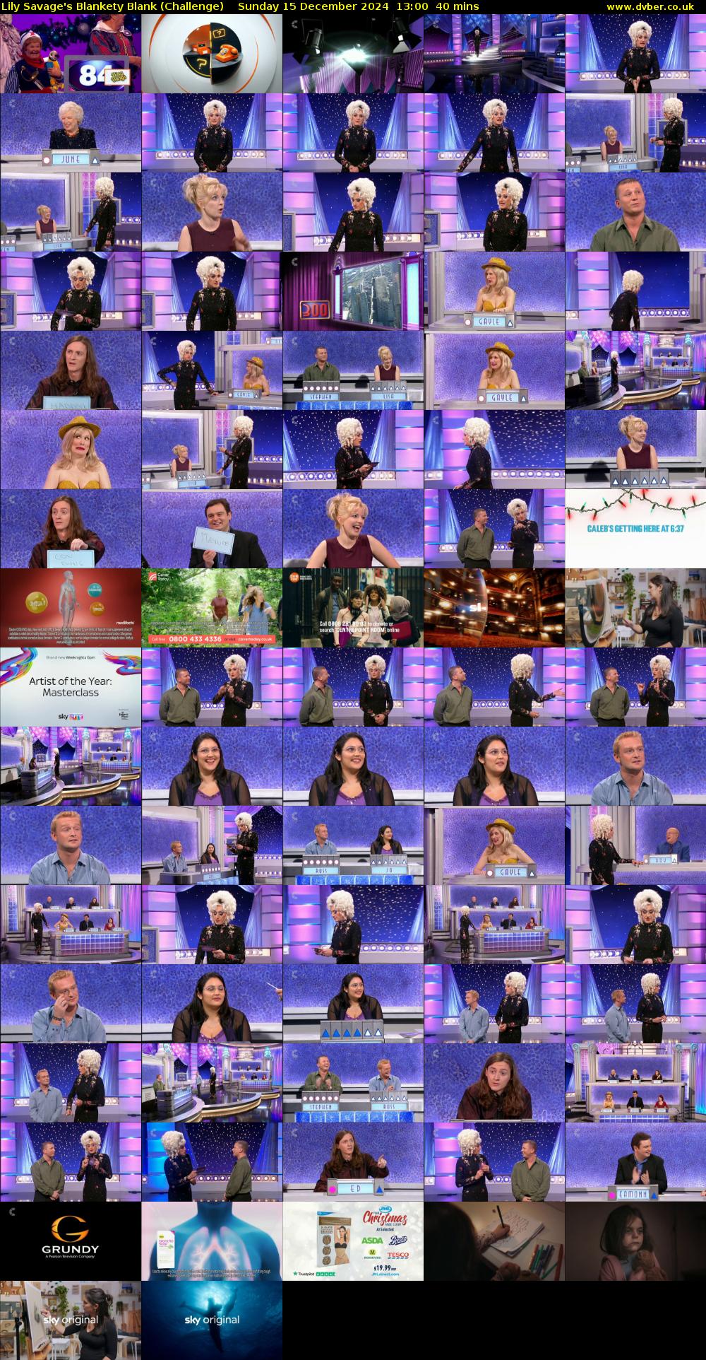 Lily Savage's Blankety Blank (Challenge) Sunday 15 December 2024 13:00 - 13:40