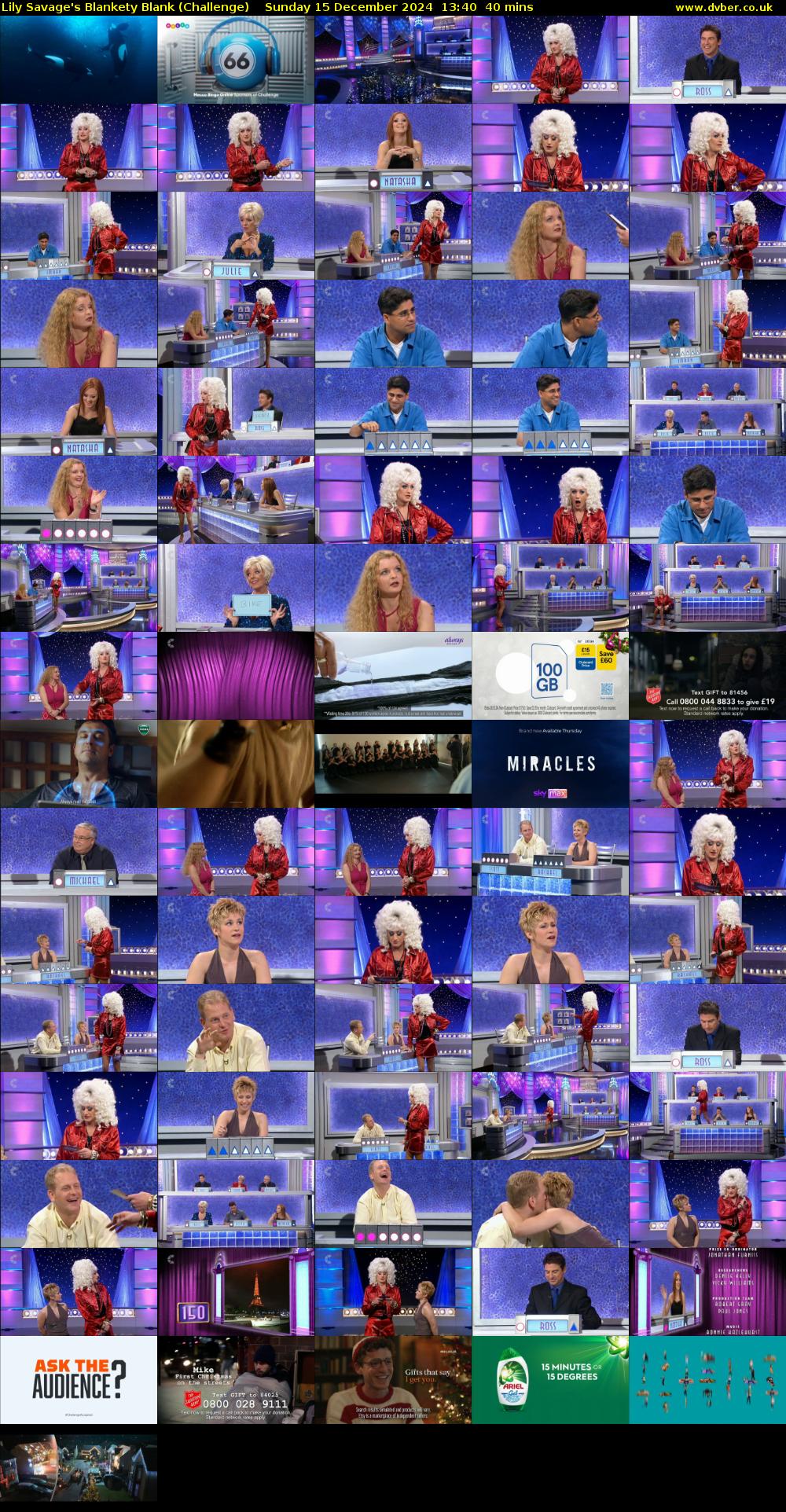 Lily Savage's Blankety Blank (Challenge) Sunday 15 December 2024 13:40 - 14:20