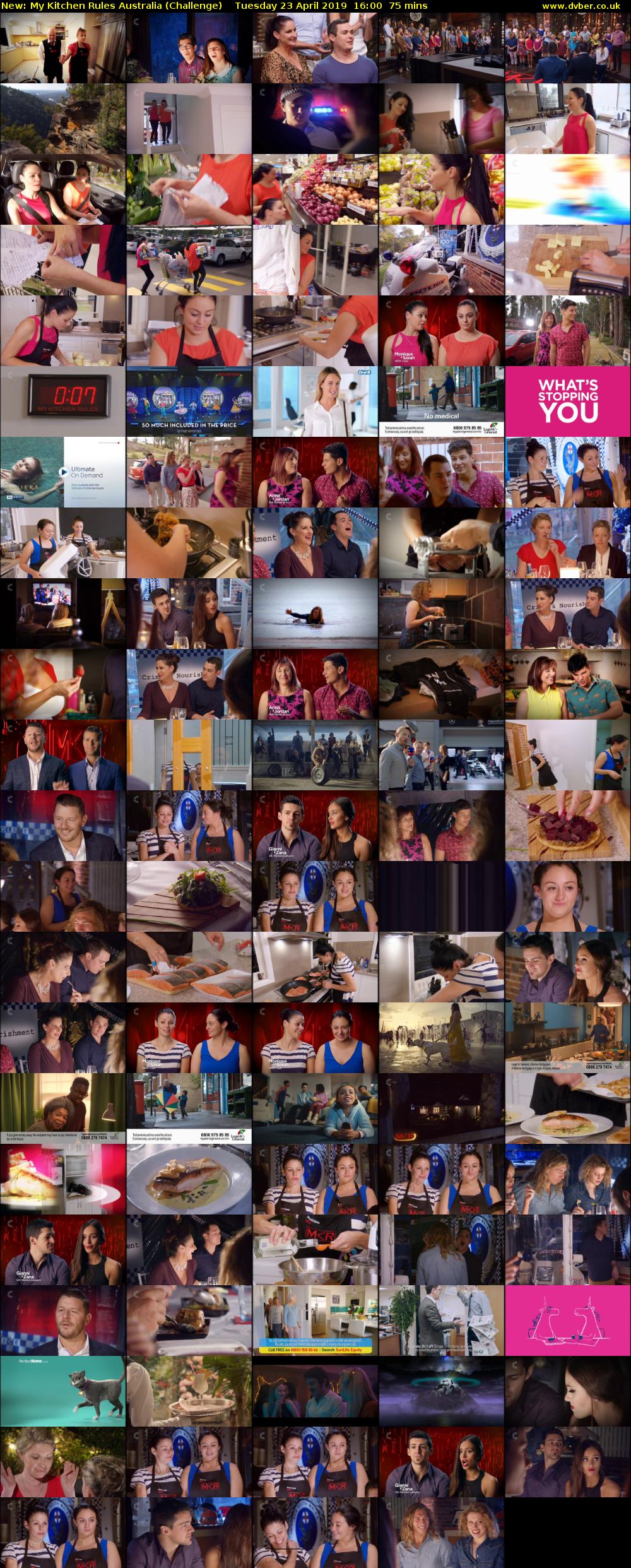 My Kitchen Rules Australia (Challenge) Tuesday 23 April 2019 16:00 - 17:15