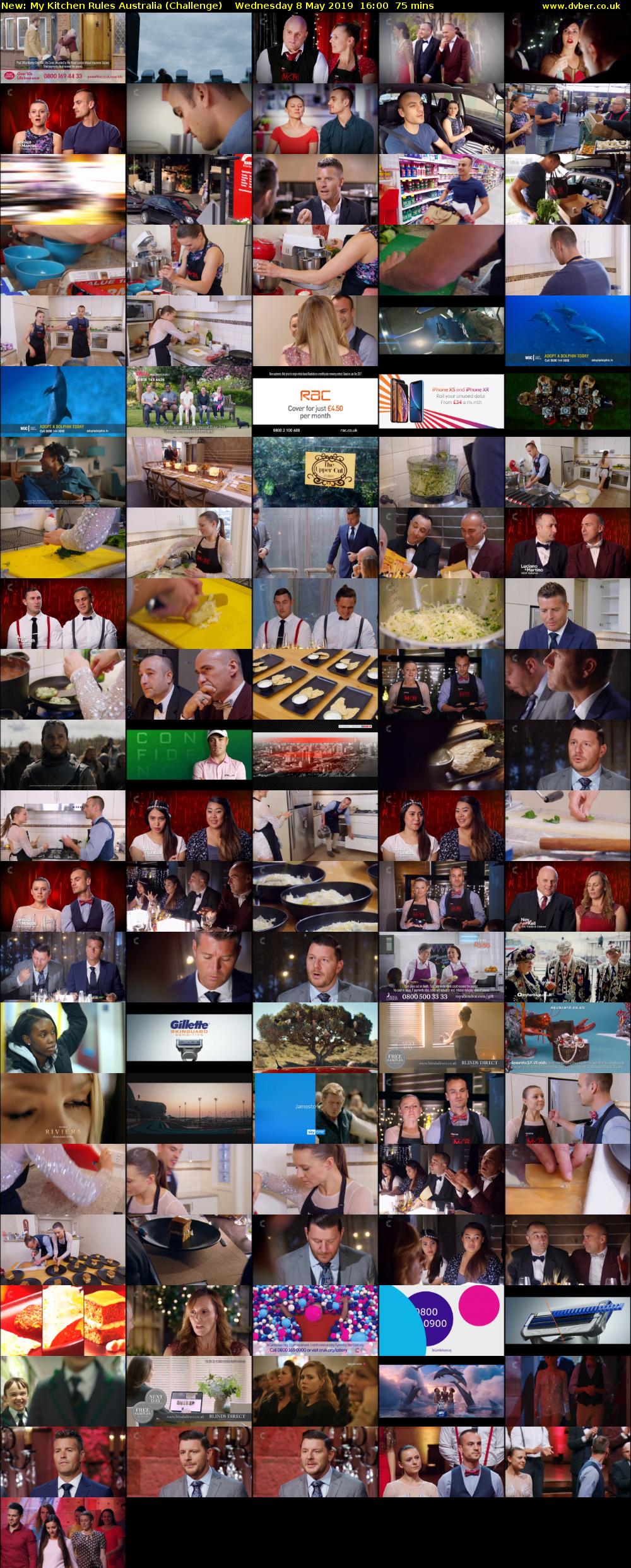My Kitchen Rules Australia (Challenge) Wednesday 8 May 2019 16:00 - 17:15
