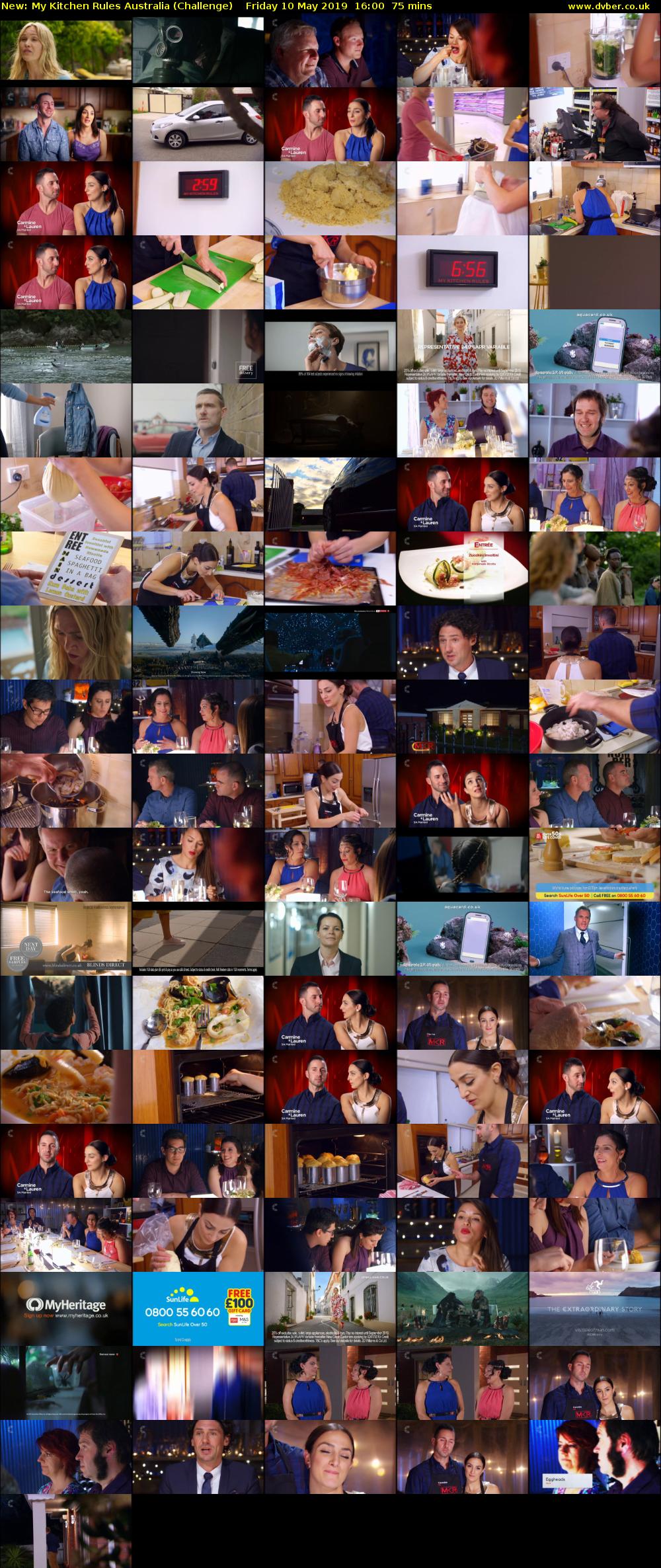 My Kitchen Rules Australia (Challenge) Friday 10 May 2019 16:00 - 17:15