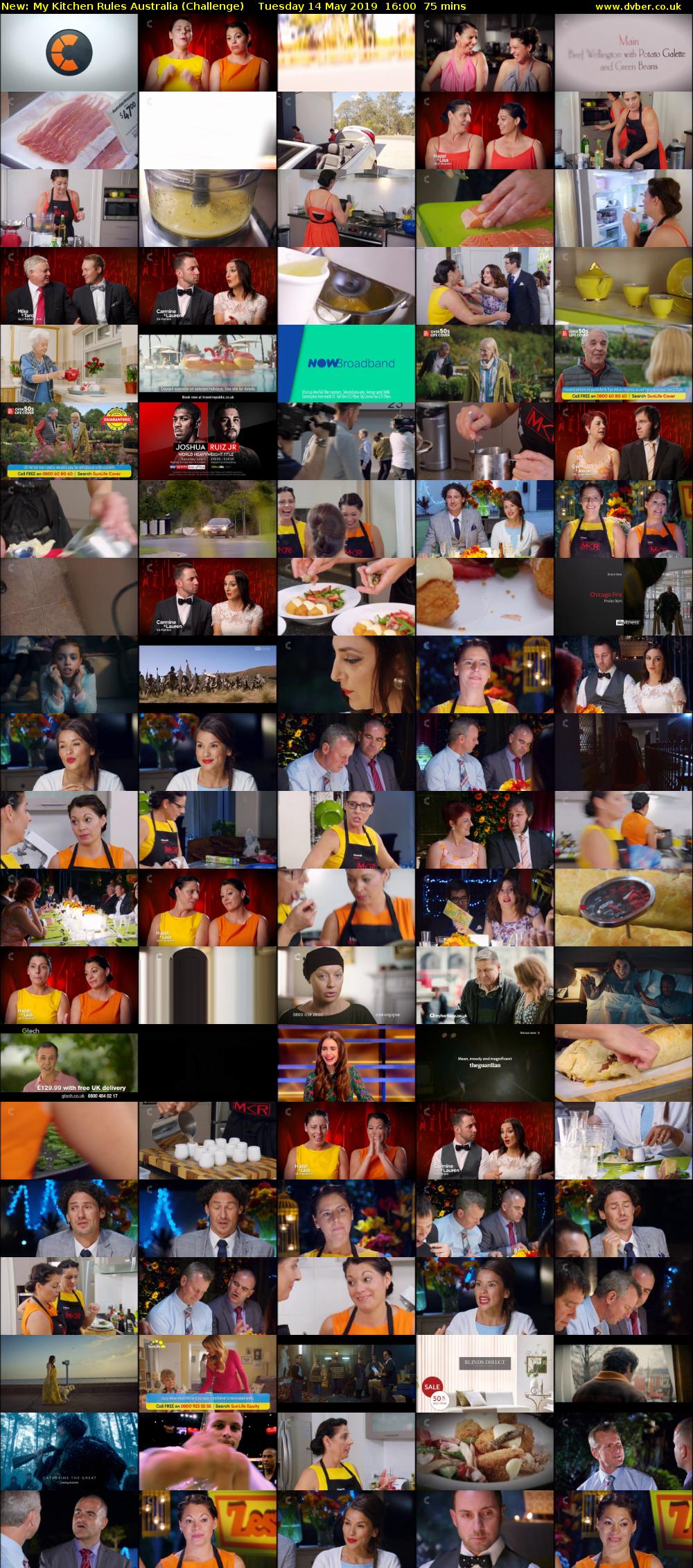My Kitchen Rules Australia (Challenge) Tuesday 14 May 2019 16:00 - 17:15