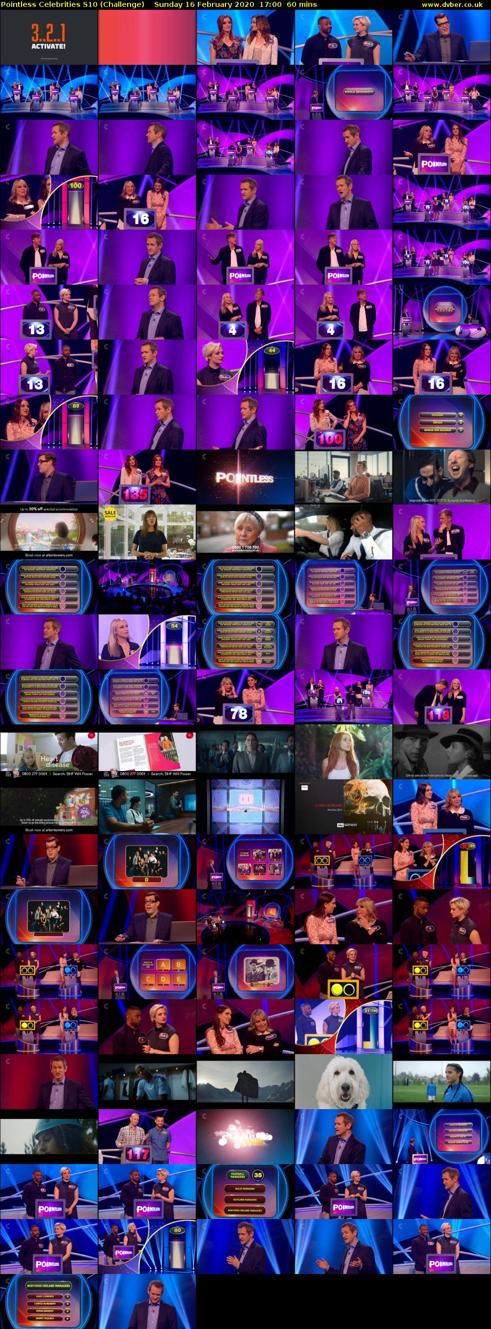 Pointless Celebrities S10 (Challenge) Sunday 16 February 2020 17:00 - 18:00