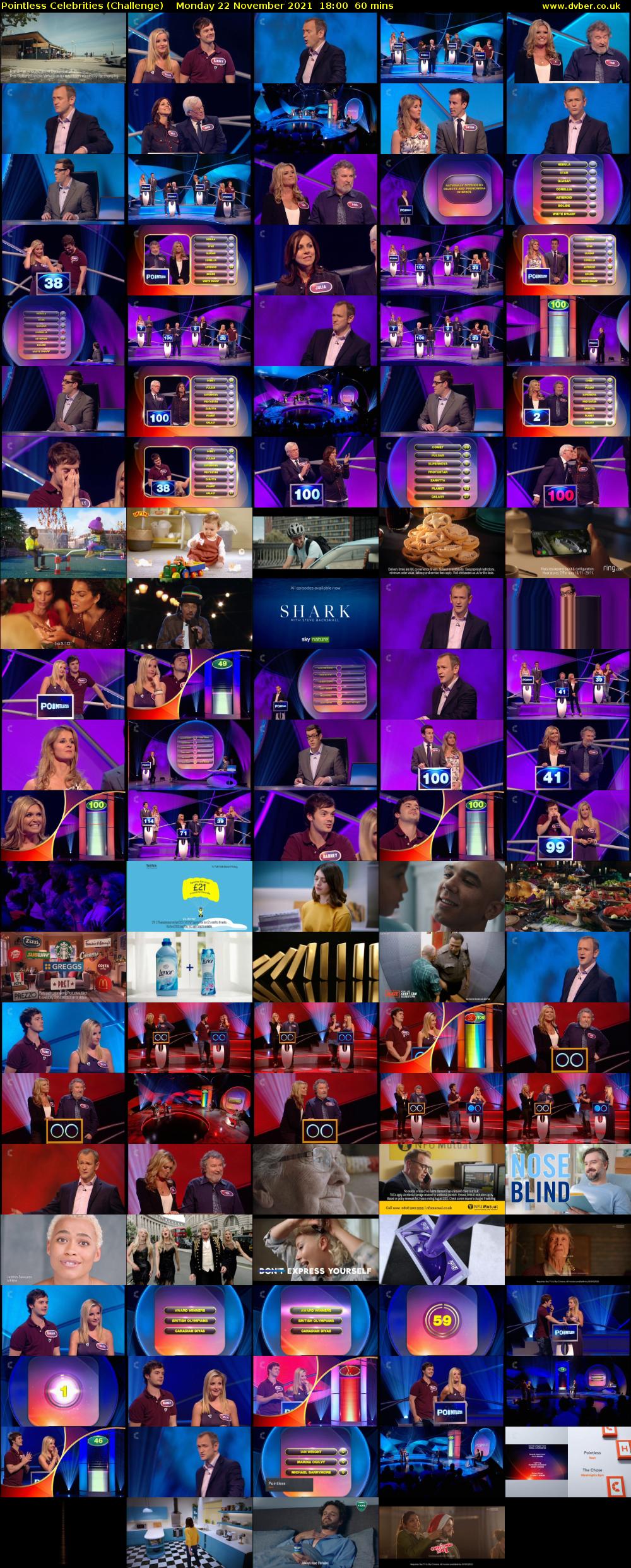 Pointless Celebrities (Challenge) Monday 22 November 2021 18:00 - 19:00
