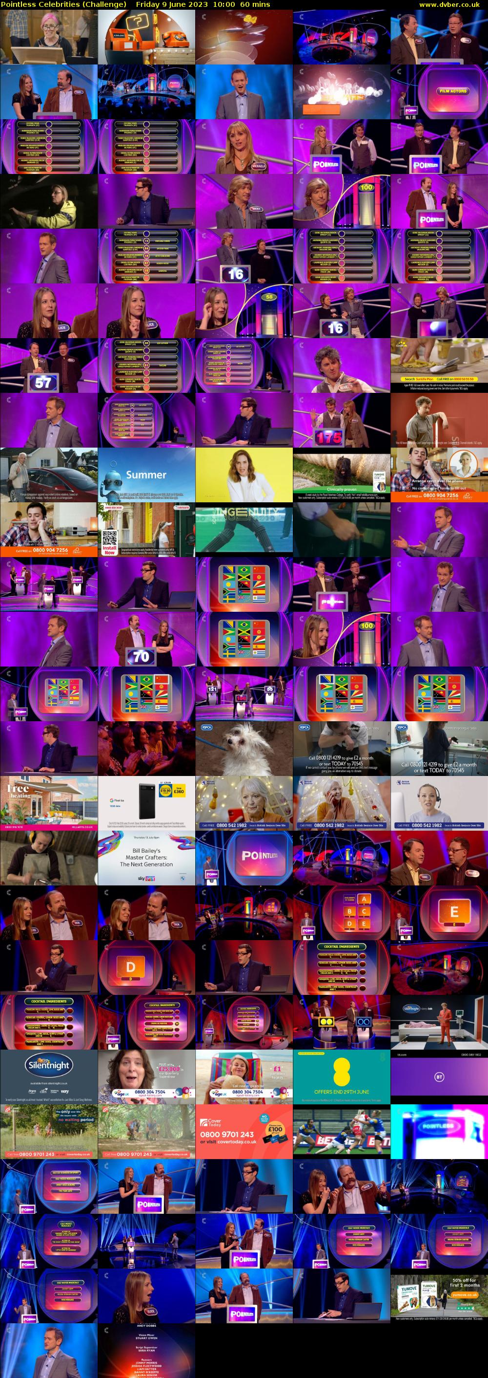 Pointless Celebrities (Challenge) Friday 9 June 2023 10:00 - 11:00