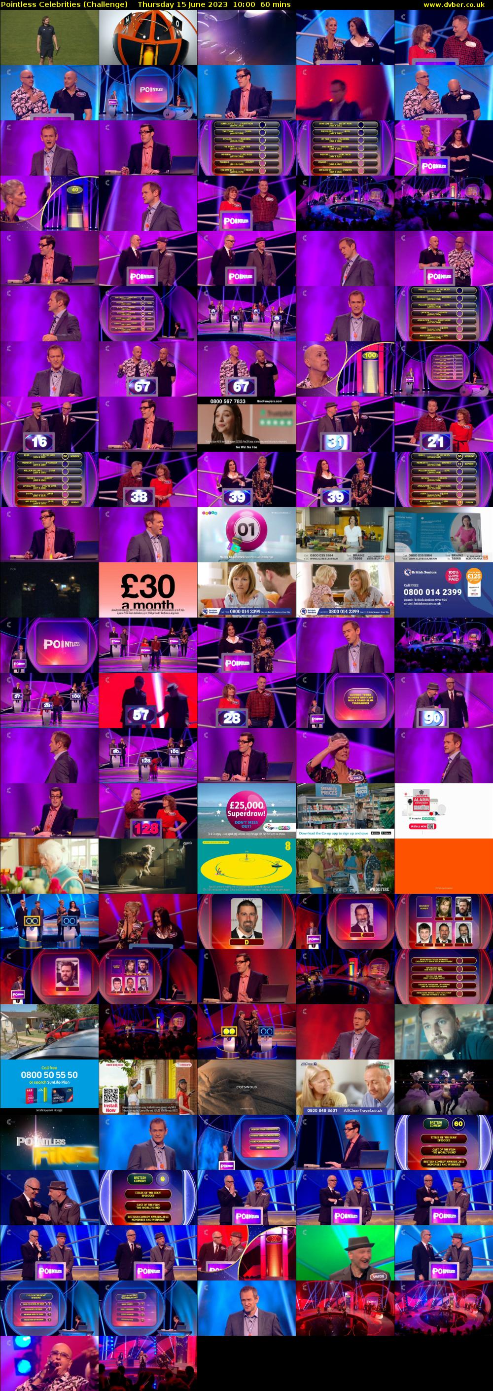 Pointless Celebrities (Challenge) Thursday 15 June 2023 10:00 - 11:00