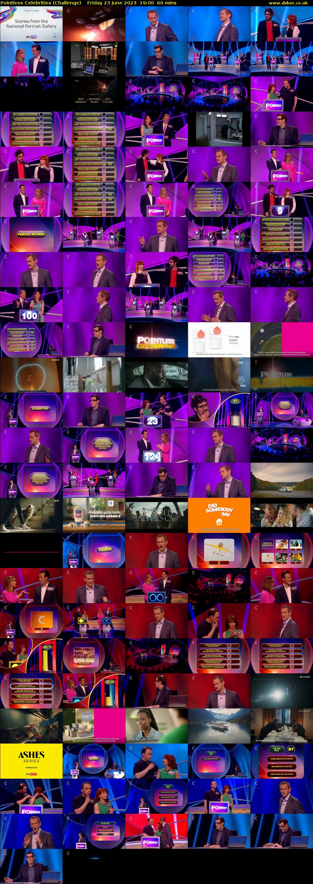Pointless Celebrities (Challenge) Friday 23 June 2023 19:00 - 20:00
