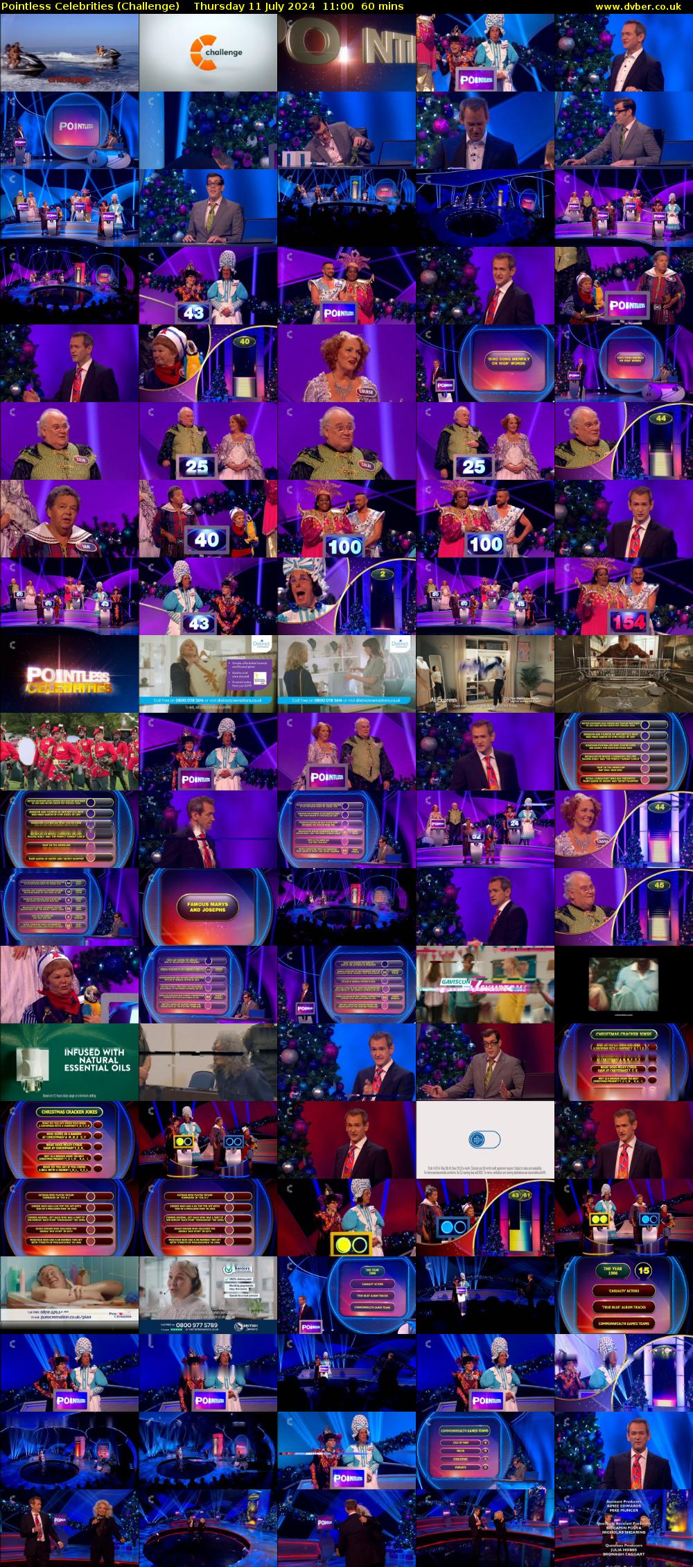 Pointless Celebrities (Challenge) Thursday 11 July 2024 11:00 - 12:00