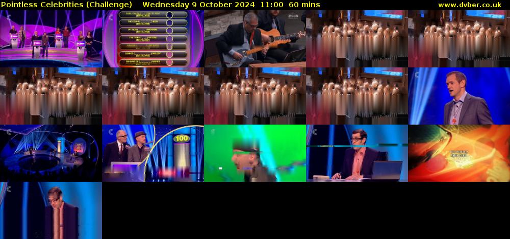 Pointless Celebrities (Challenge) Wednesday 9 October 2024 11:00 - 12:00