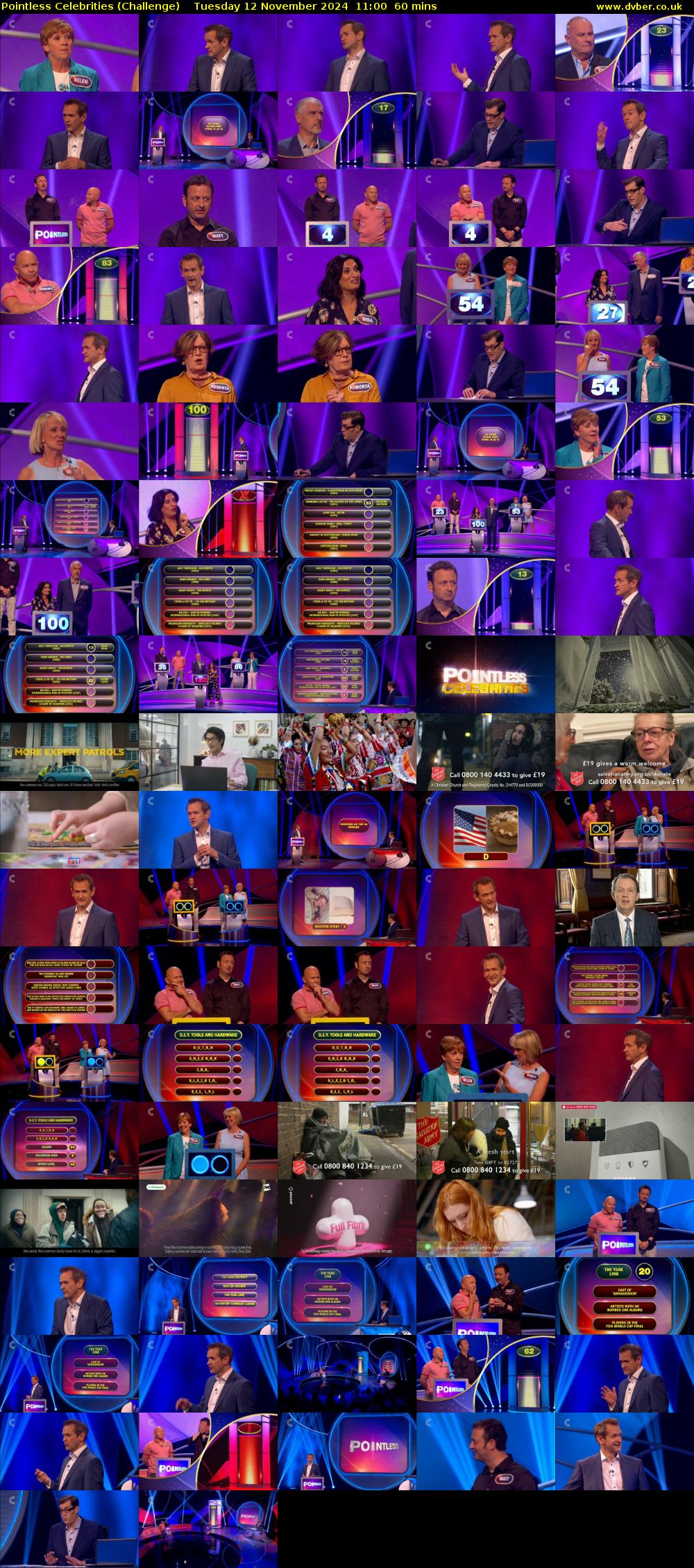 Pointless Celebrities (Challenge) Tuesday 12 November 2024 11:00 - 12:00