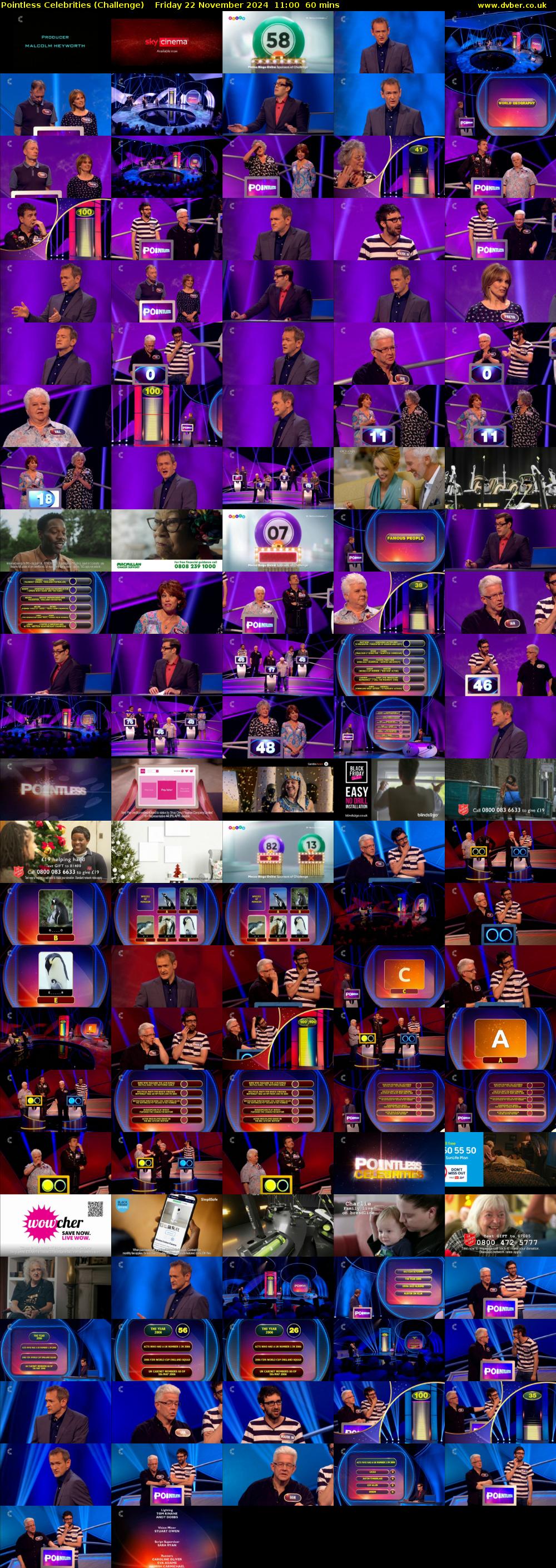 Pointless Celebrities (Challenge) Friday 22 November 2024 11:00 - 12:00
