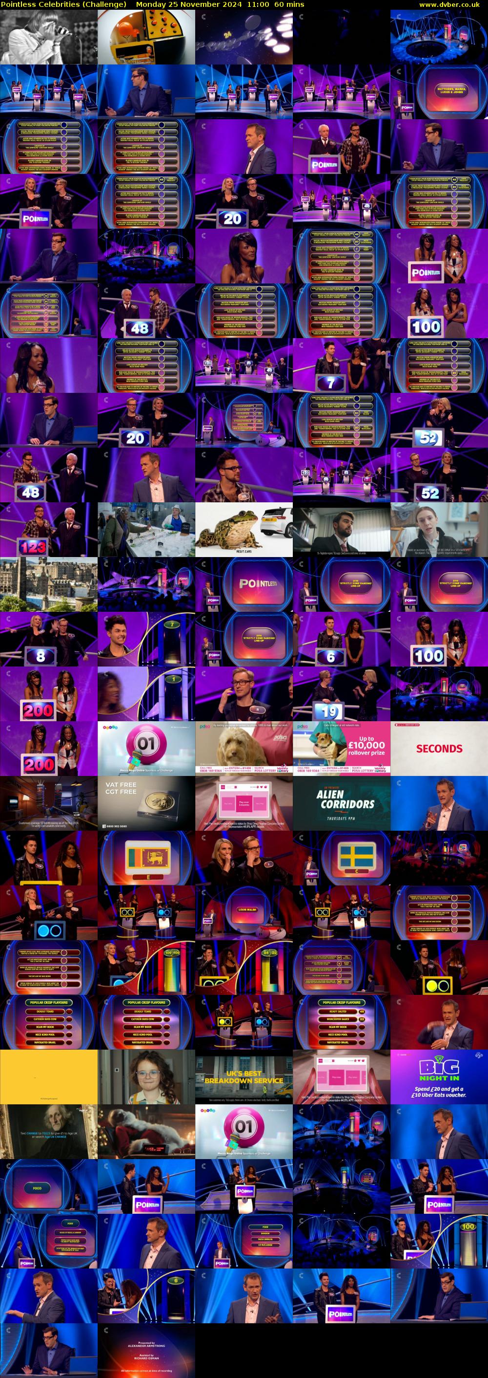 Pointless Celebrities (Challenge) Monday 25 November 2024 11:00 - 12:00