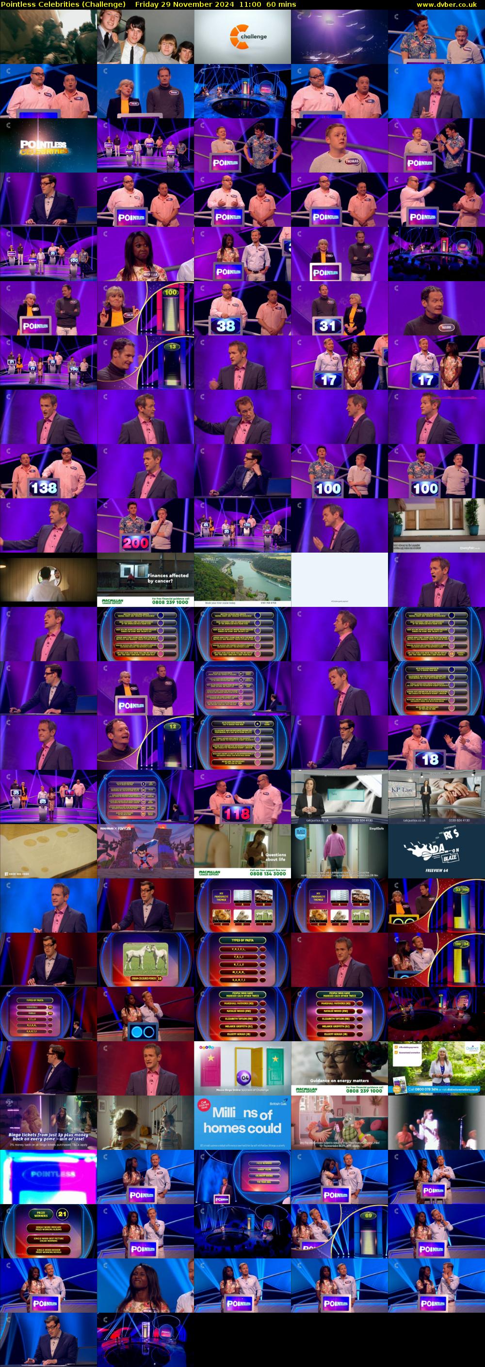 Pointless Celebrities (Challenge) Friday 29 November 2024 11:00 - 12:00