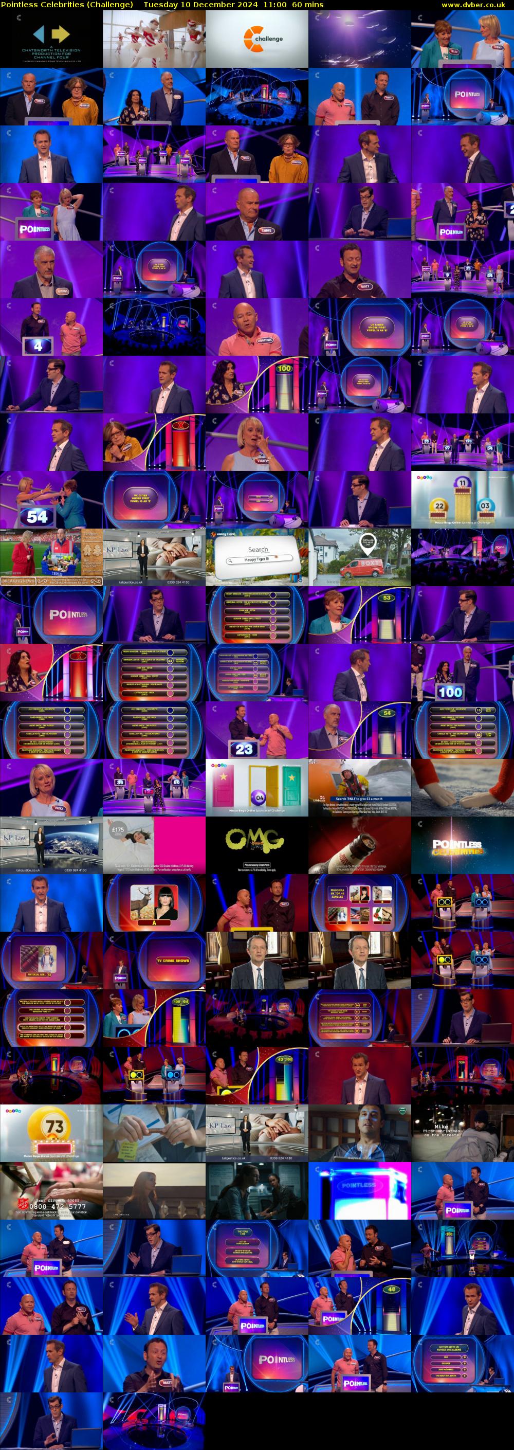Pointless Celebrities (Challenge) Tuesday 10 December 2024 11:00 - 12:00