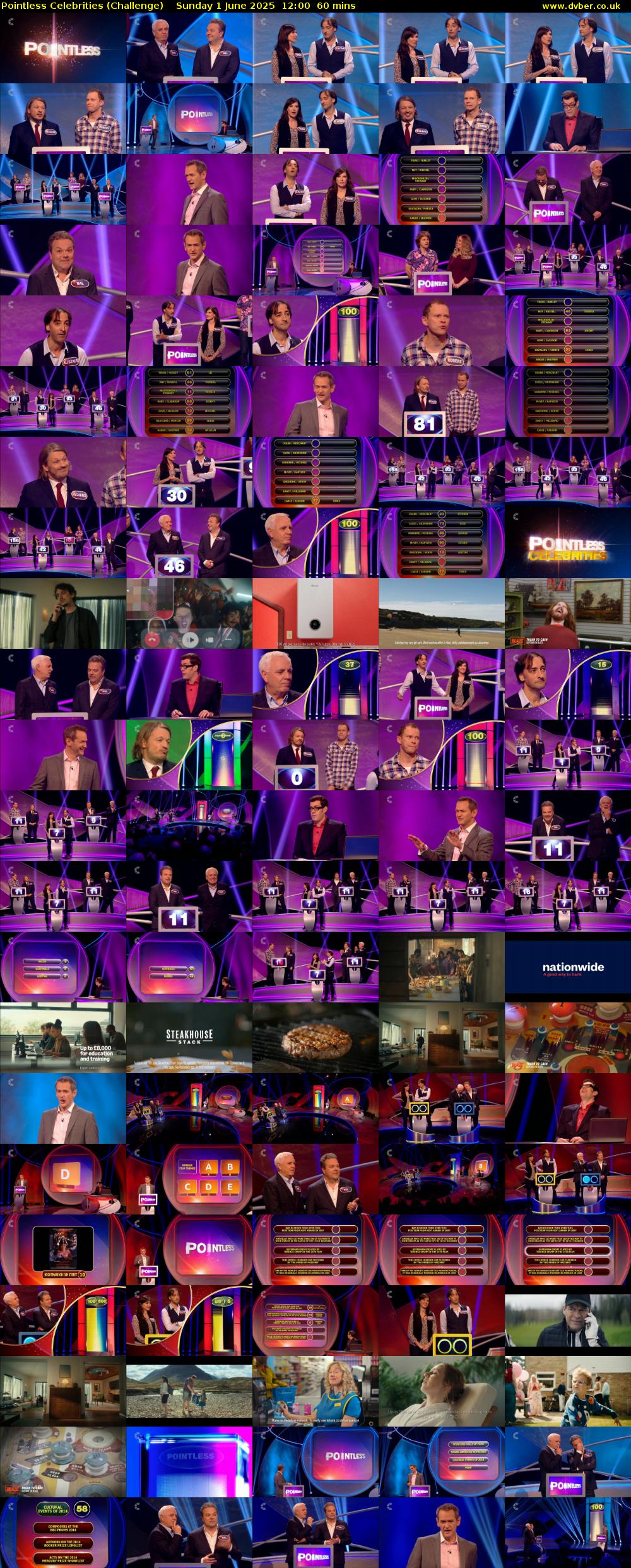 Pointless Celebrities (Challenge) Sunday 1 June 2025 12:00 - 13:00