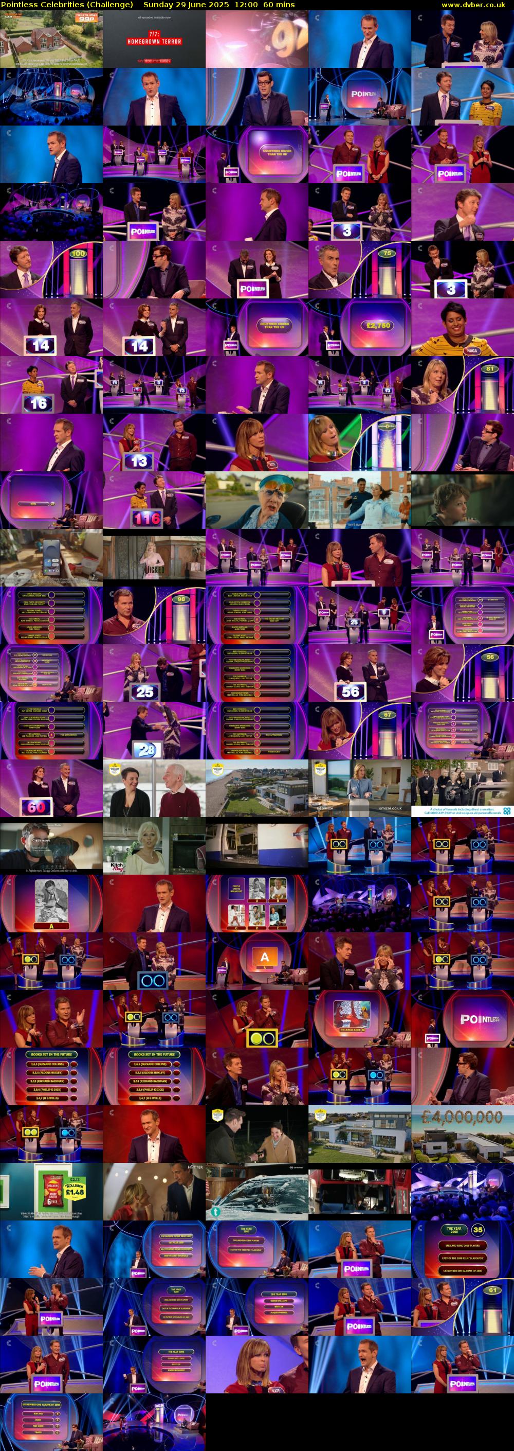 Pointless Celebrities (Challenge) Sunday 29 June 2025 12:00 - 13:00