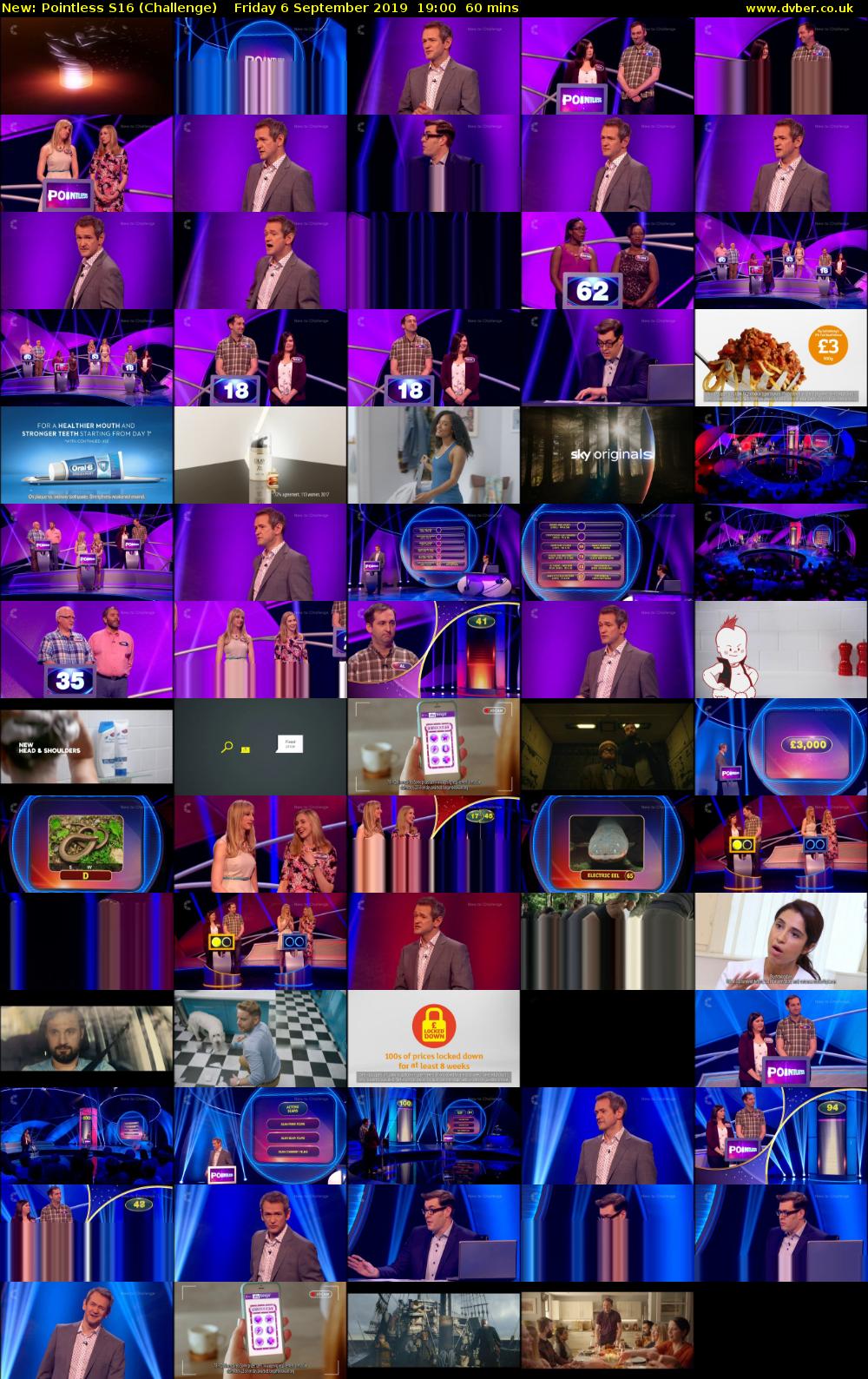 Pointless S16 (Challenge) Friday 6 September 2019 19:00 - 20:00