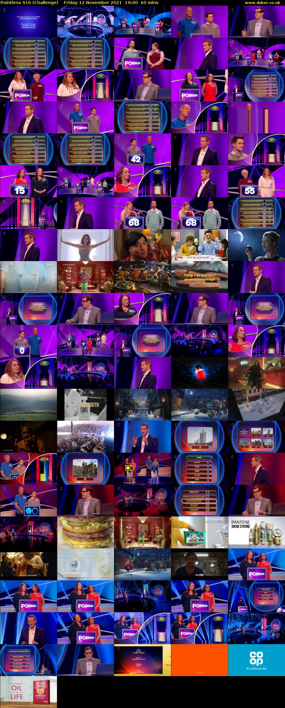 Pointless S16 (Challenge) Friday 12 November 2021 19:00 - 20:00