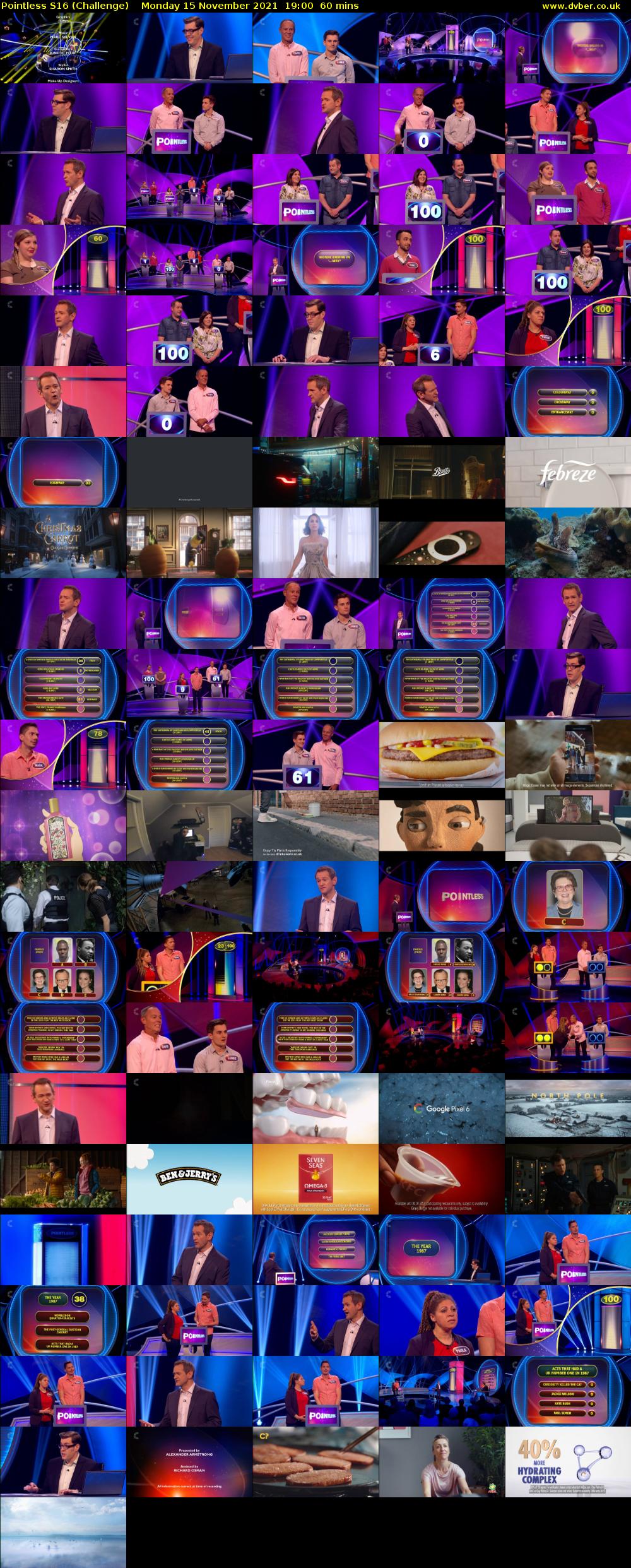 Pointless S16 (Challenge) Monday 15 November 2021 19:00 - 20:00