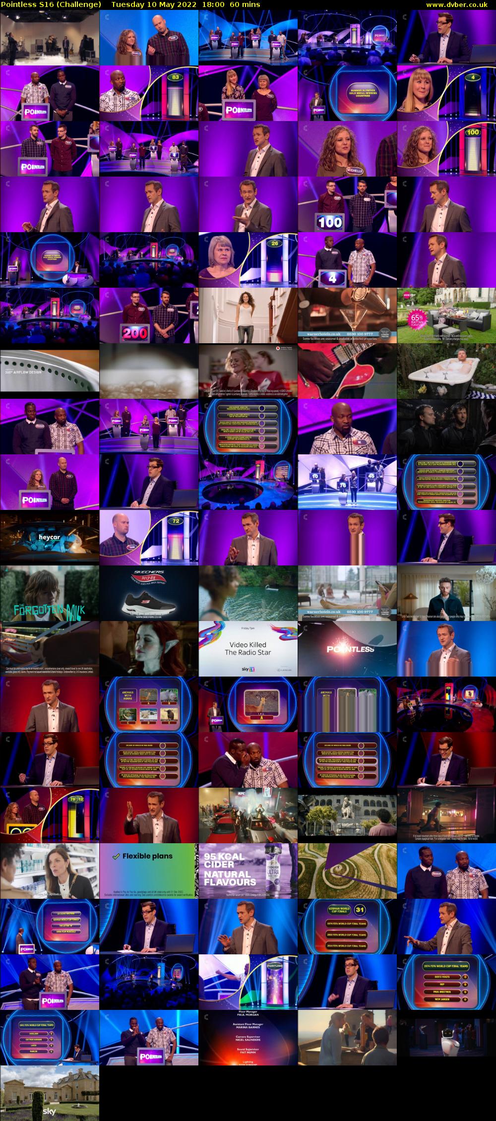 Pointless S16 (Challenge) Tuesday 10 May 2022 18:00 - 19:00