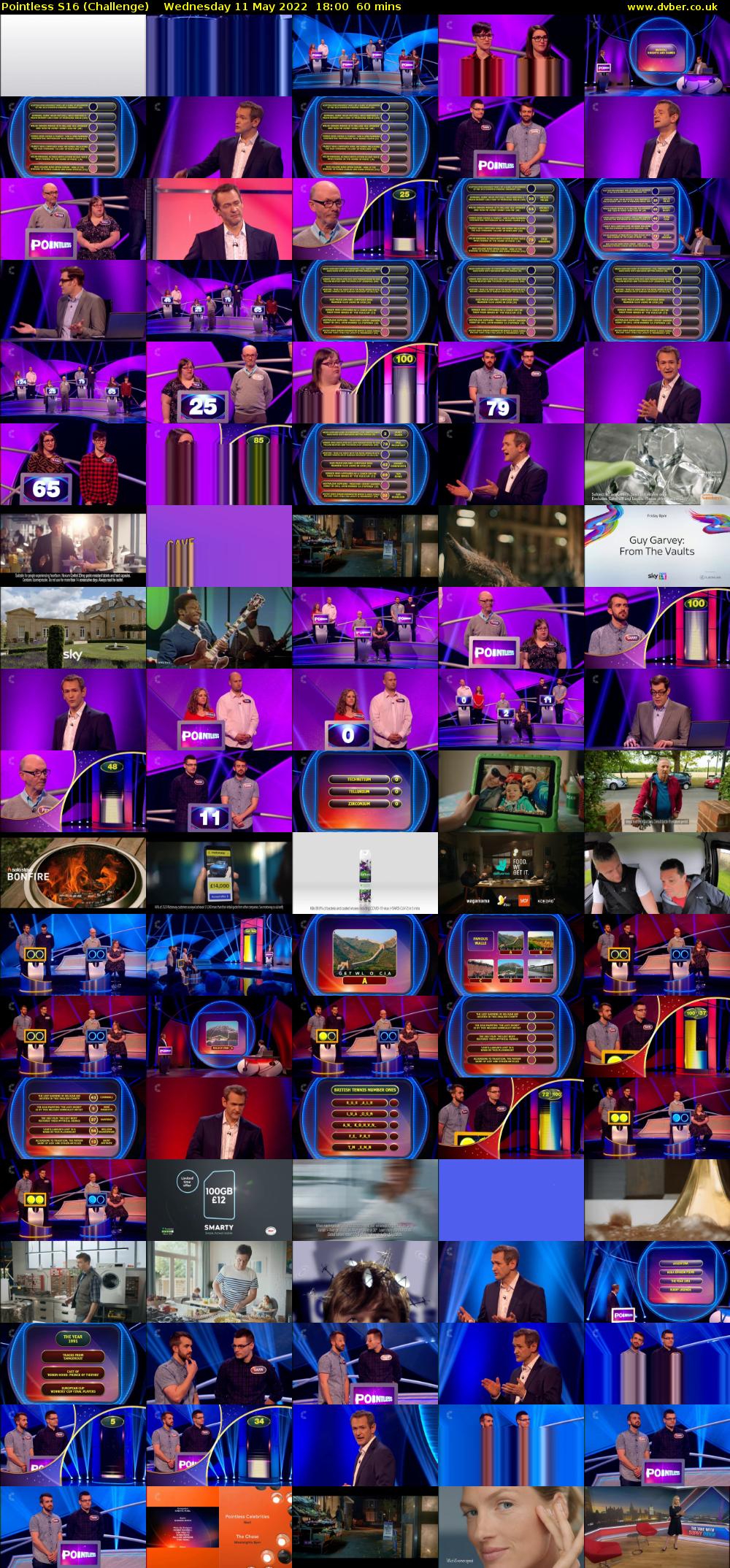 Pointless S16 (Challenge) Wednesday 11 May 2022 18:00 - 19:00