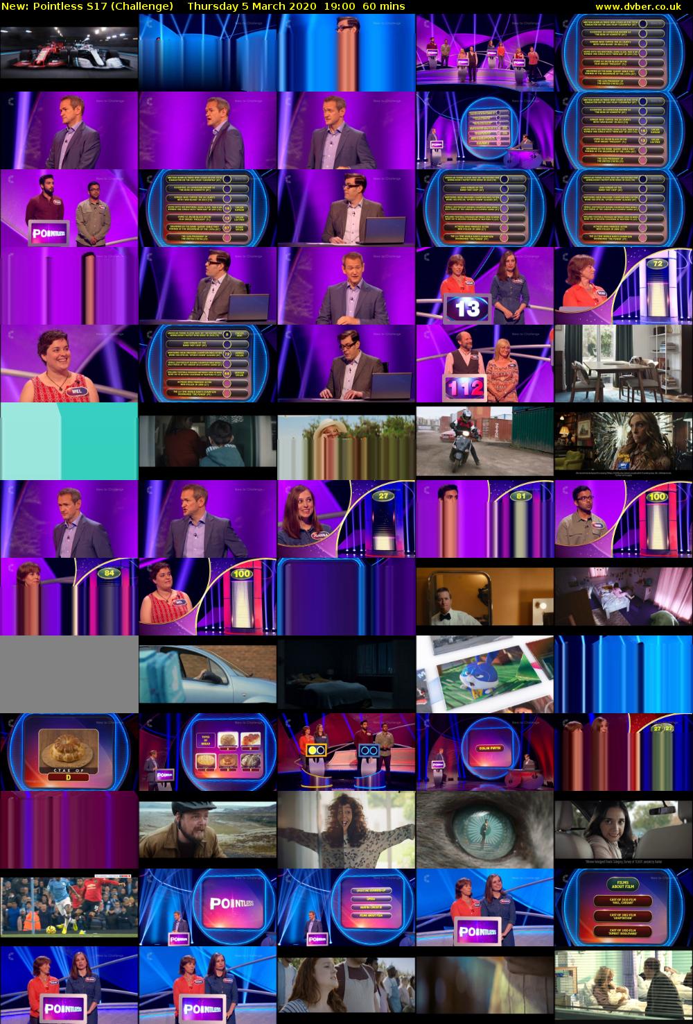 Pointless S17 (Challenge) Thursday 5 March 2020 19:00 - 20:00