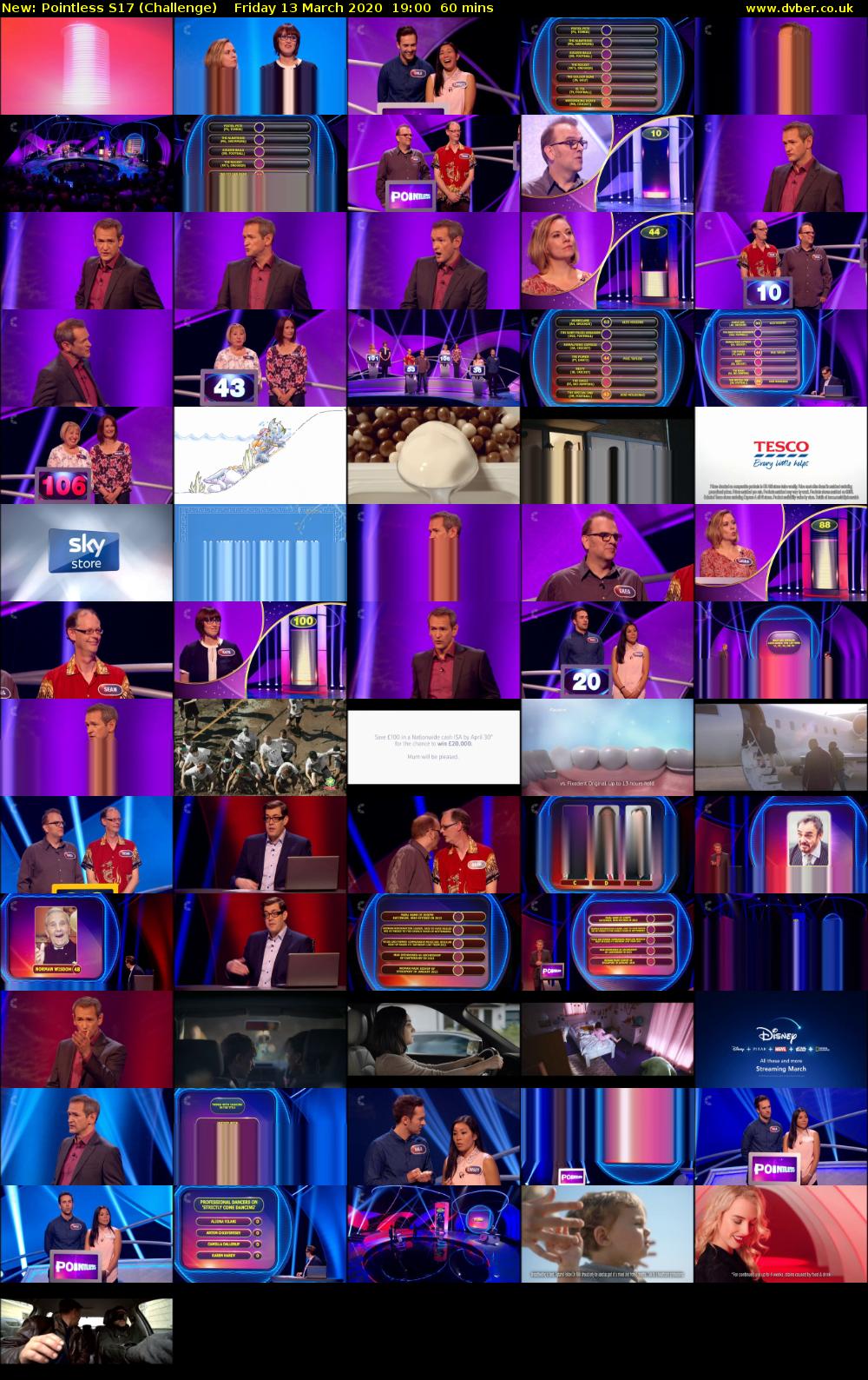 Pointless S17 (Challenge) Friday 13 March 2020 19:00 - 20:00