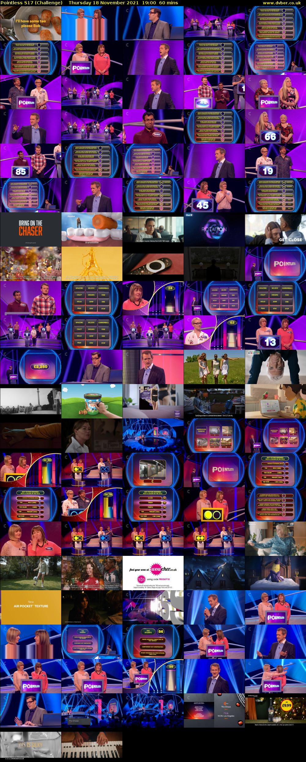 Pointless S17 (Challenge) Thursday 18 November 2021 19:00 - 20:00