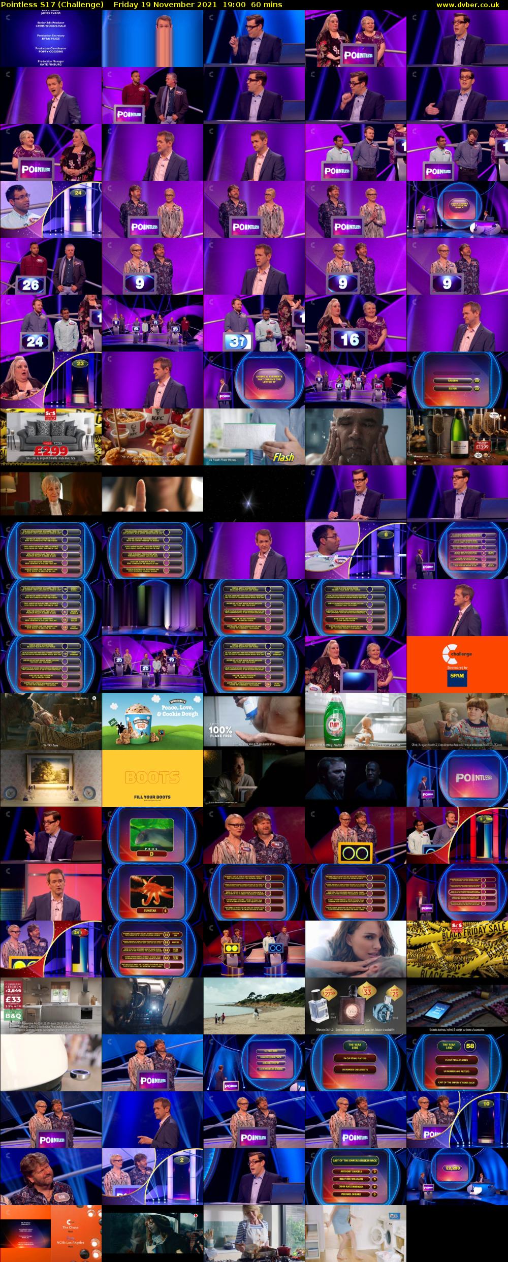Pointless S17 (Challenge) Friday 19 November 2021 19:00 - 20:00