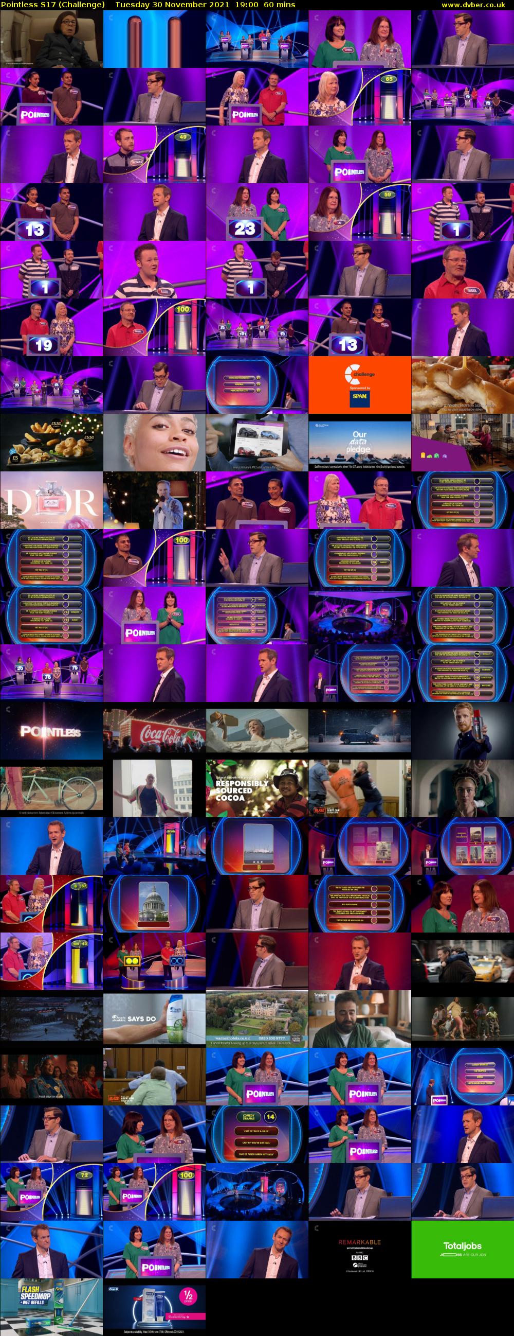 Pointless S17 (Challenge) Tuesday 30 November 2021 19:00 - 20:00
