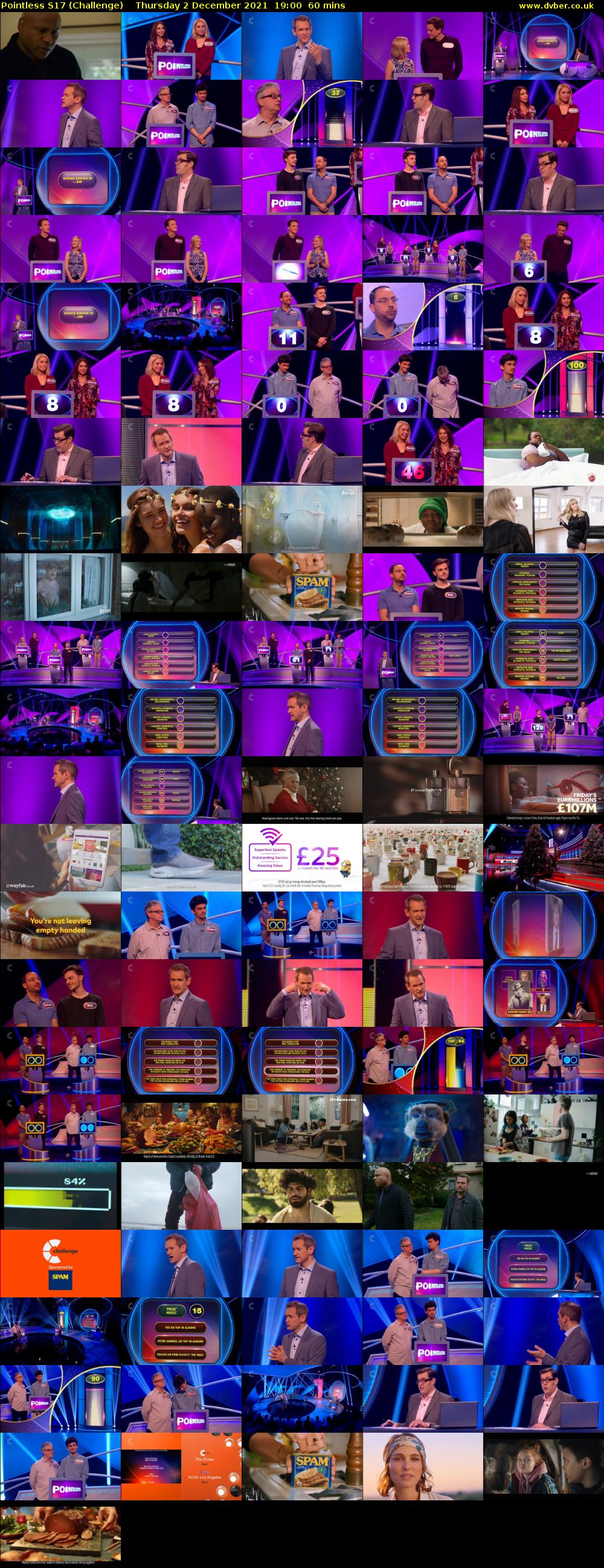 Pointless S17 (Challenge) Thursday 2 December 2021 19:00 - 20:00