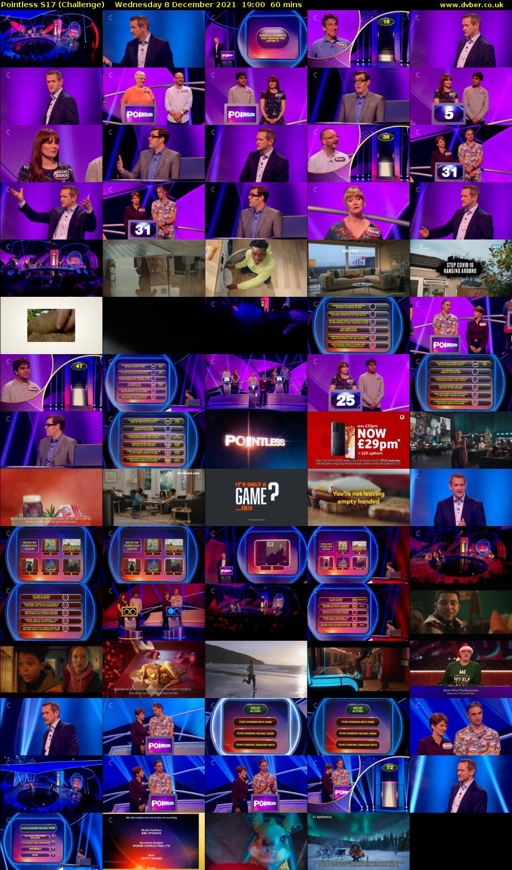 Pointless S17 (Challenge) Wednesday 8 December 2021 19:00 - 20:00