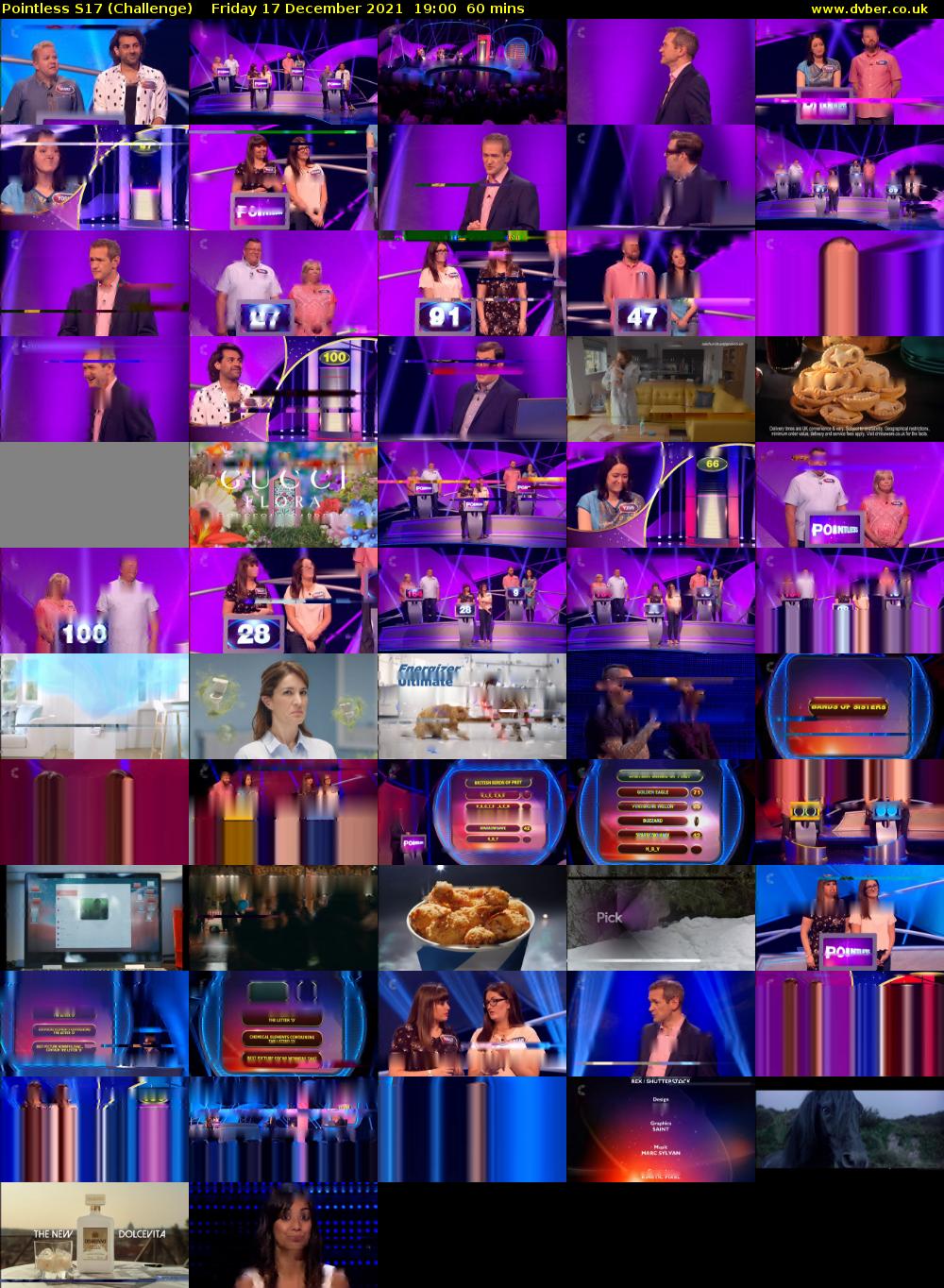 Pointless S17 (Challenge) Friday 17 December 2021 19:00 - 20:00