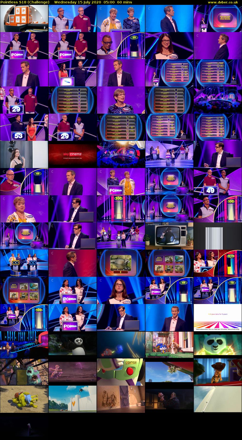 Pointless S18 (Challenge) Wednesday 15 July 2020 05:00 - 06:00