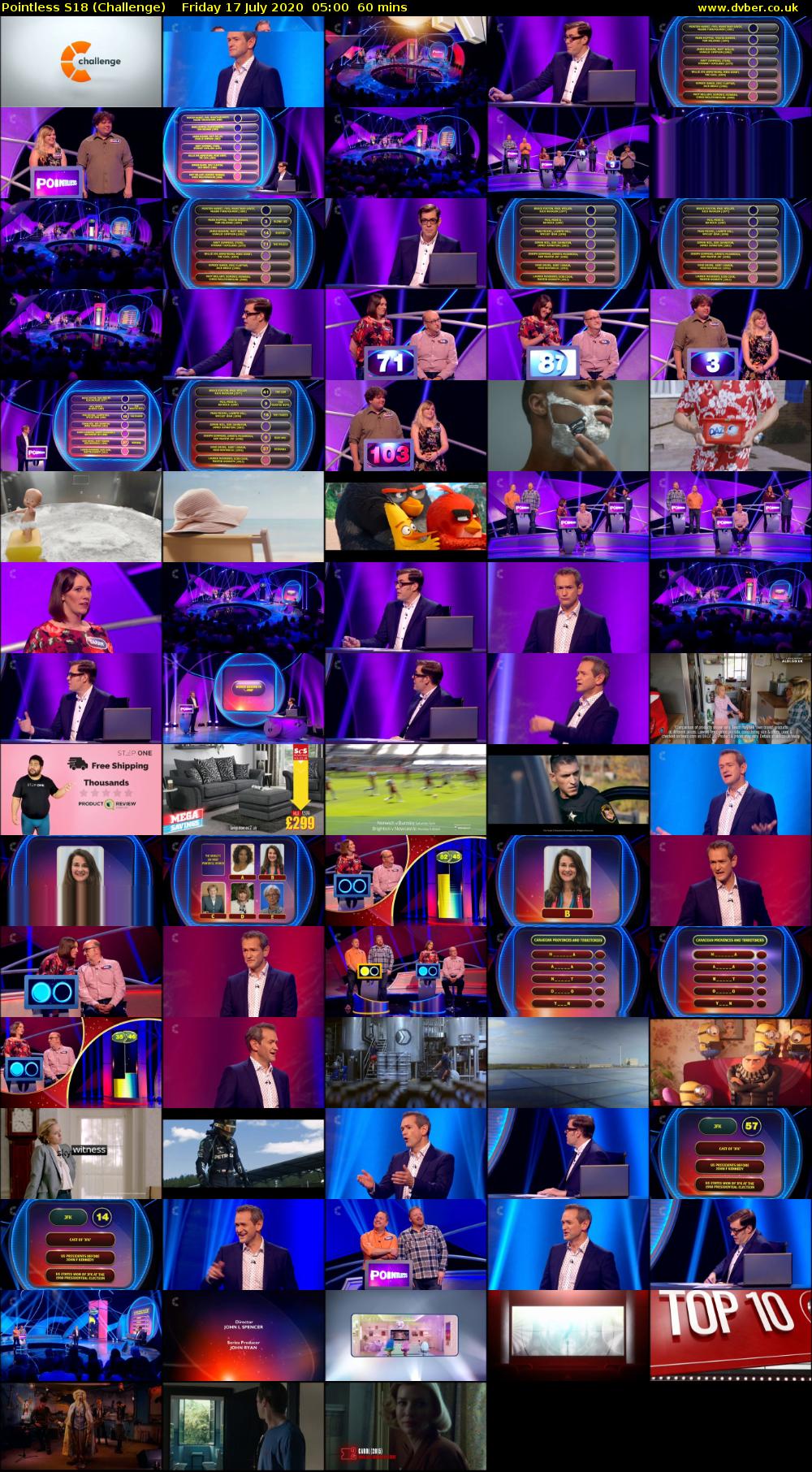 Pointless S18 (Challenge) Friday 17 July 2020 05:00 - 06:00