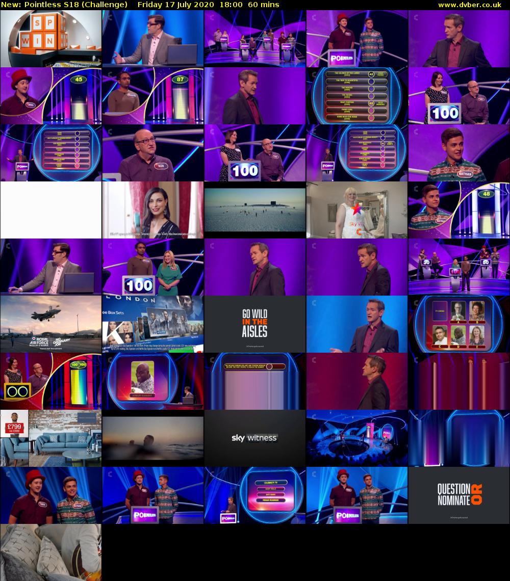 Pointless S18 (Challenge) Friday 17 July 2020 18:00 - 19:00