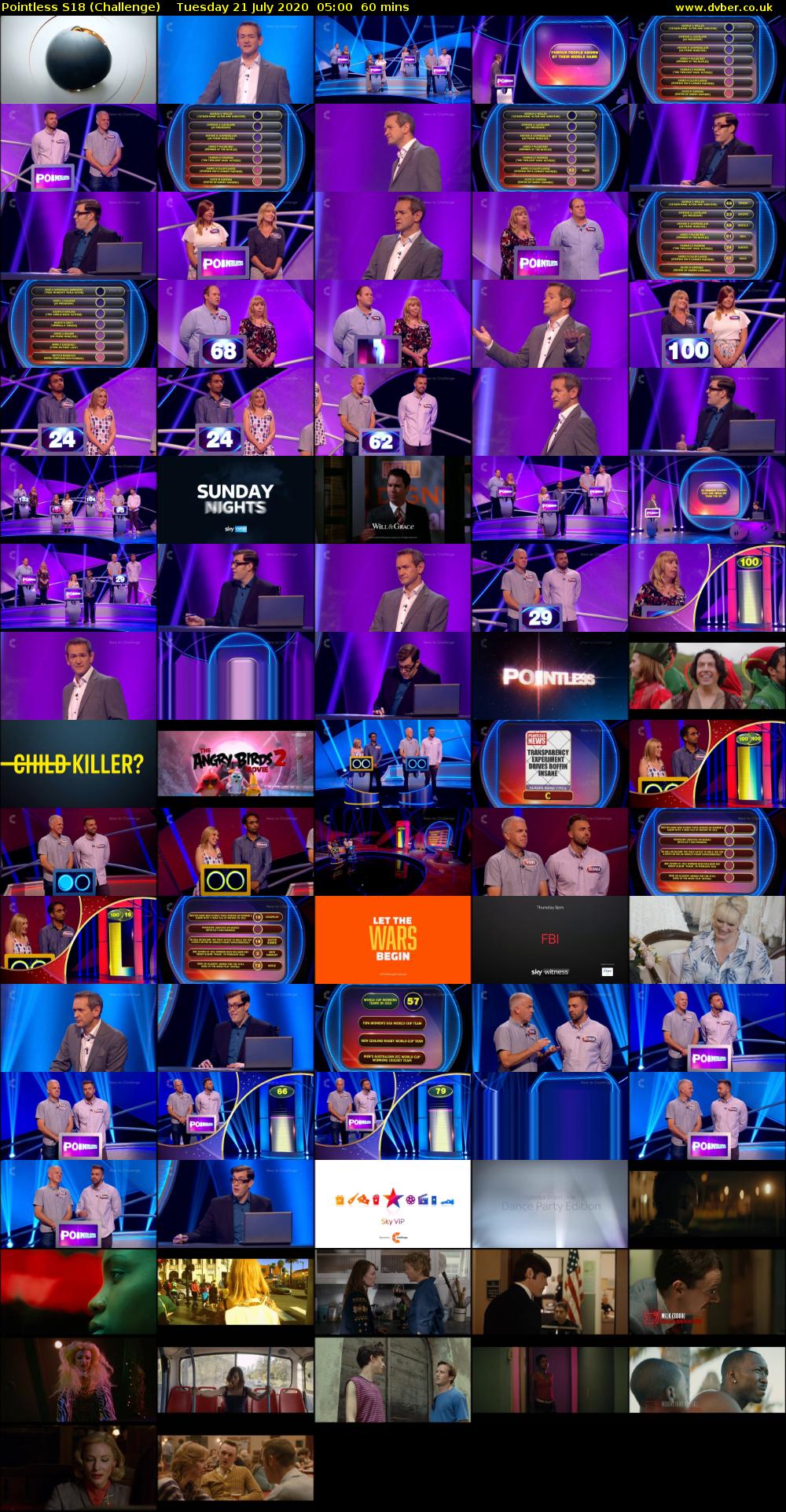 Pointless S18 (Challenge) Tuesday 21 July 2020 05:00 - 06:00