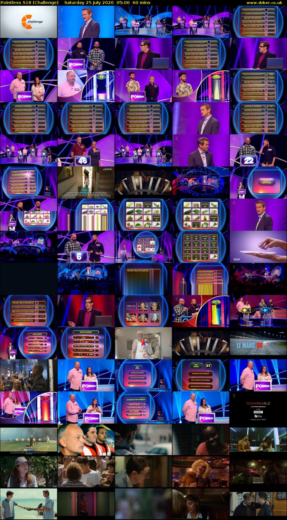 Pointless S18 (Challenge) Saturday 25 July 2020 05:00 - 06:00