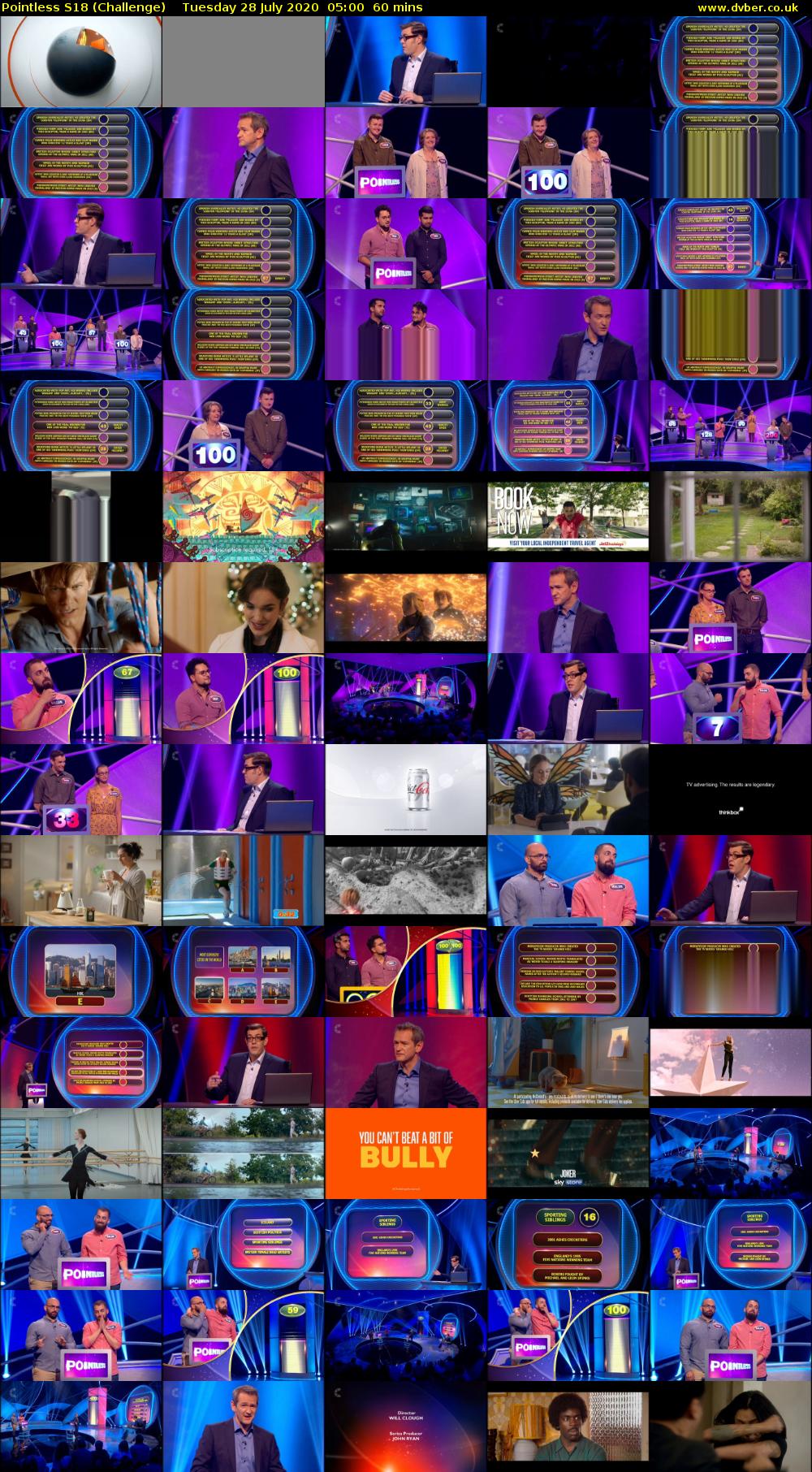 Pointless S18 (Challenge) Tuesday 28 July 2020 05:00 - 06:00