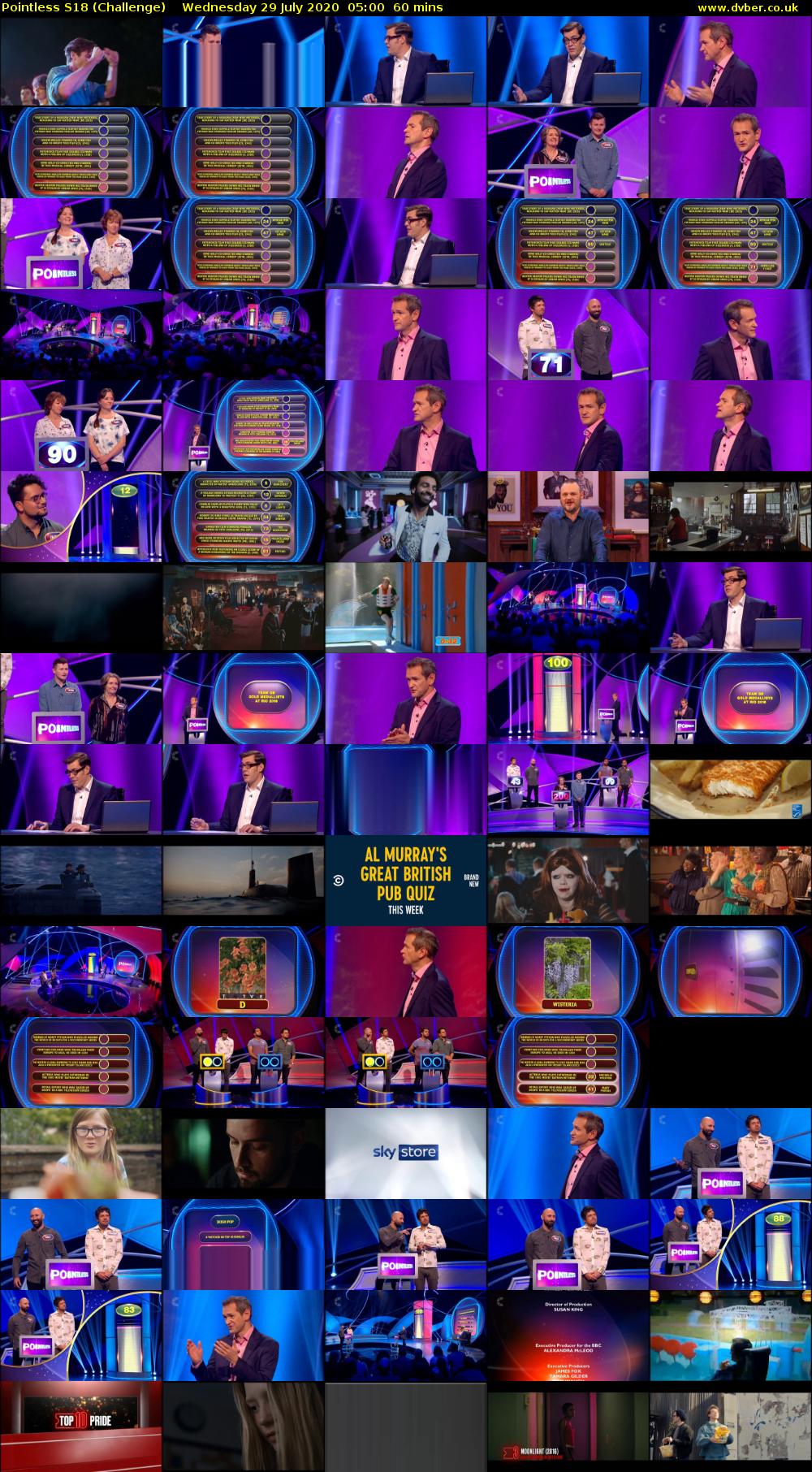 Pointless S18 (Challenge) Wednesday 29 July 2020 05:00 - 06:00