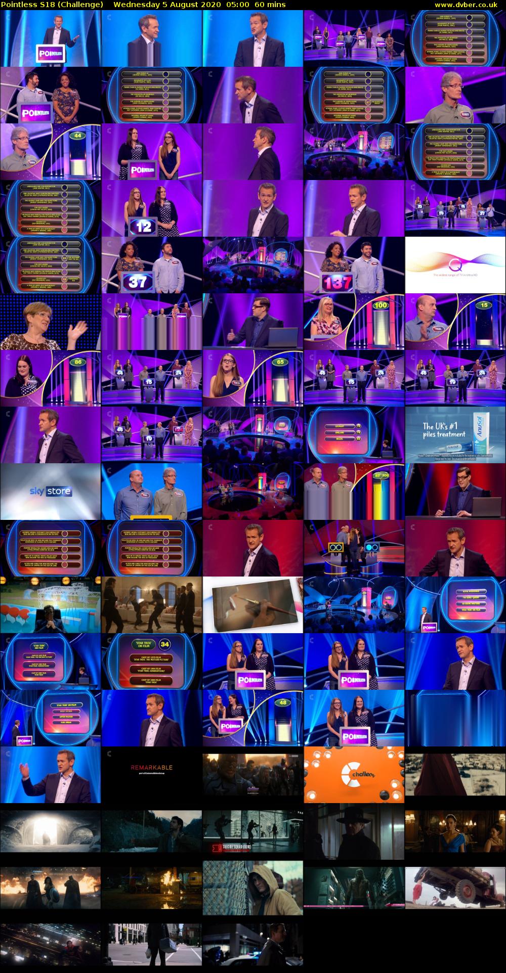 Pointless S18 (Challenge) Wednesday 5 August 2020 05:00 - 06:00