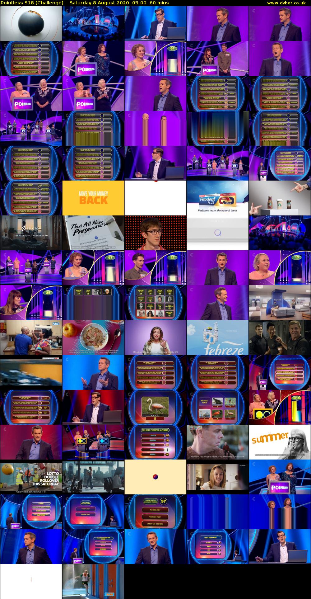 Pointless S18 (Challenge) Saturday 8 August 2020 05:00 - 06:00