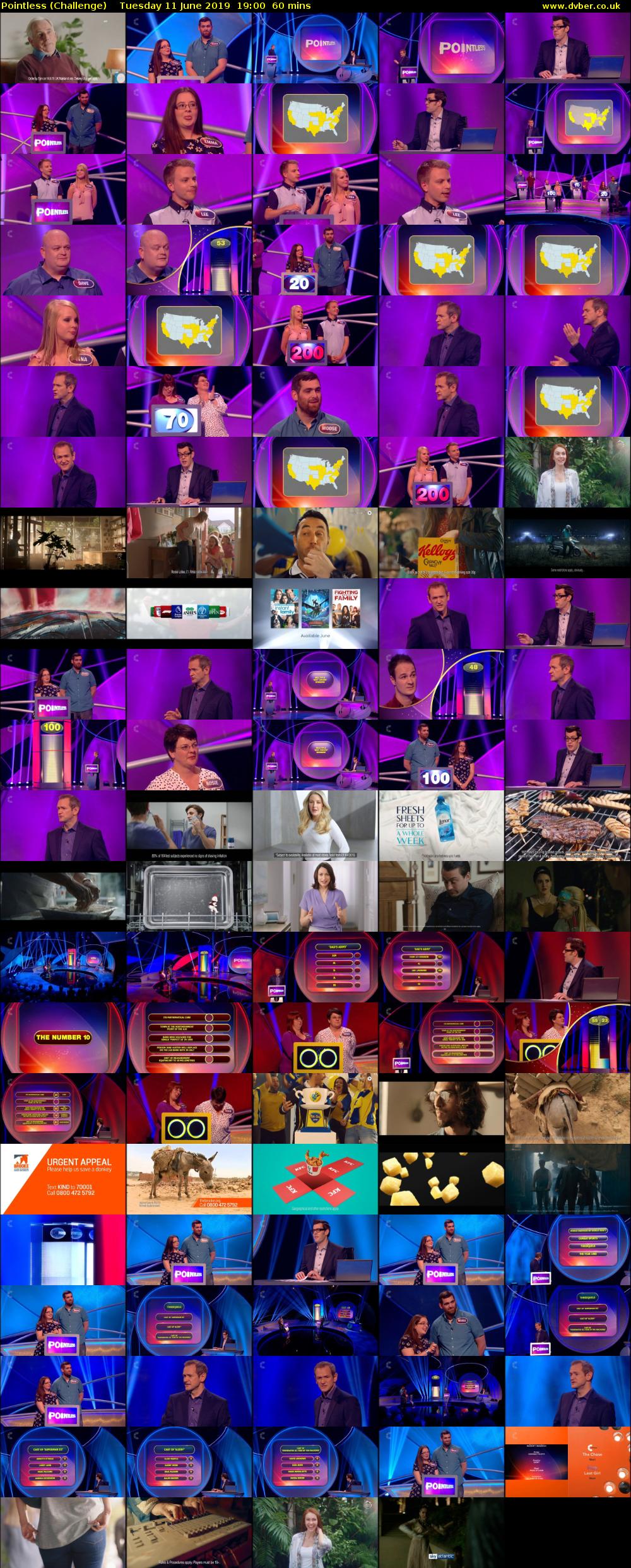 Pointless (Challenge) Tuesday 11 June 2019 19:00 - 20:00