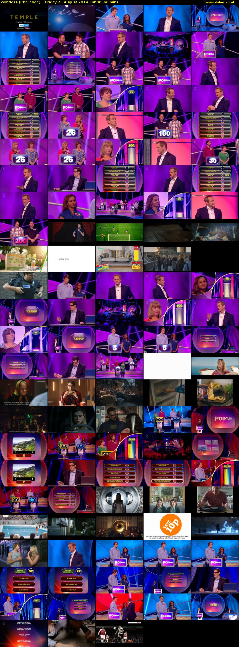 Pointless (Challenge) Friday 23 August 2019 04:00 - 05:00