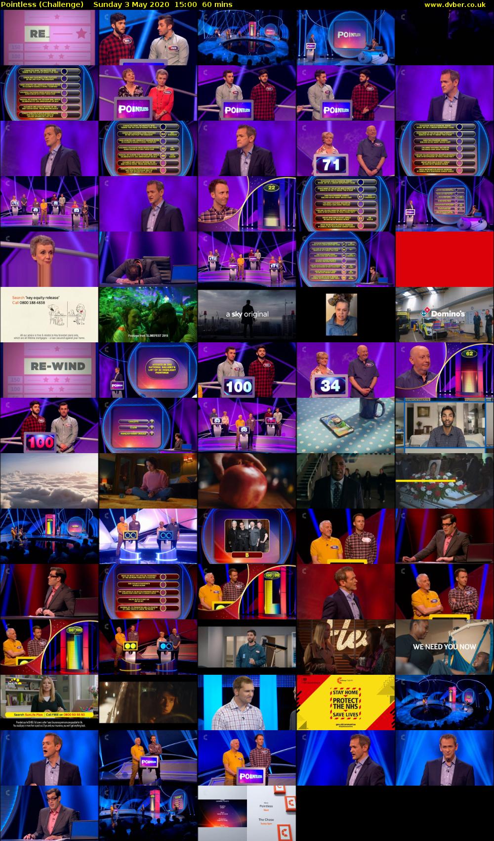 Pointless (Challenge) Sunday 3 May 2020 15:00 - 16:00