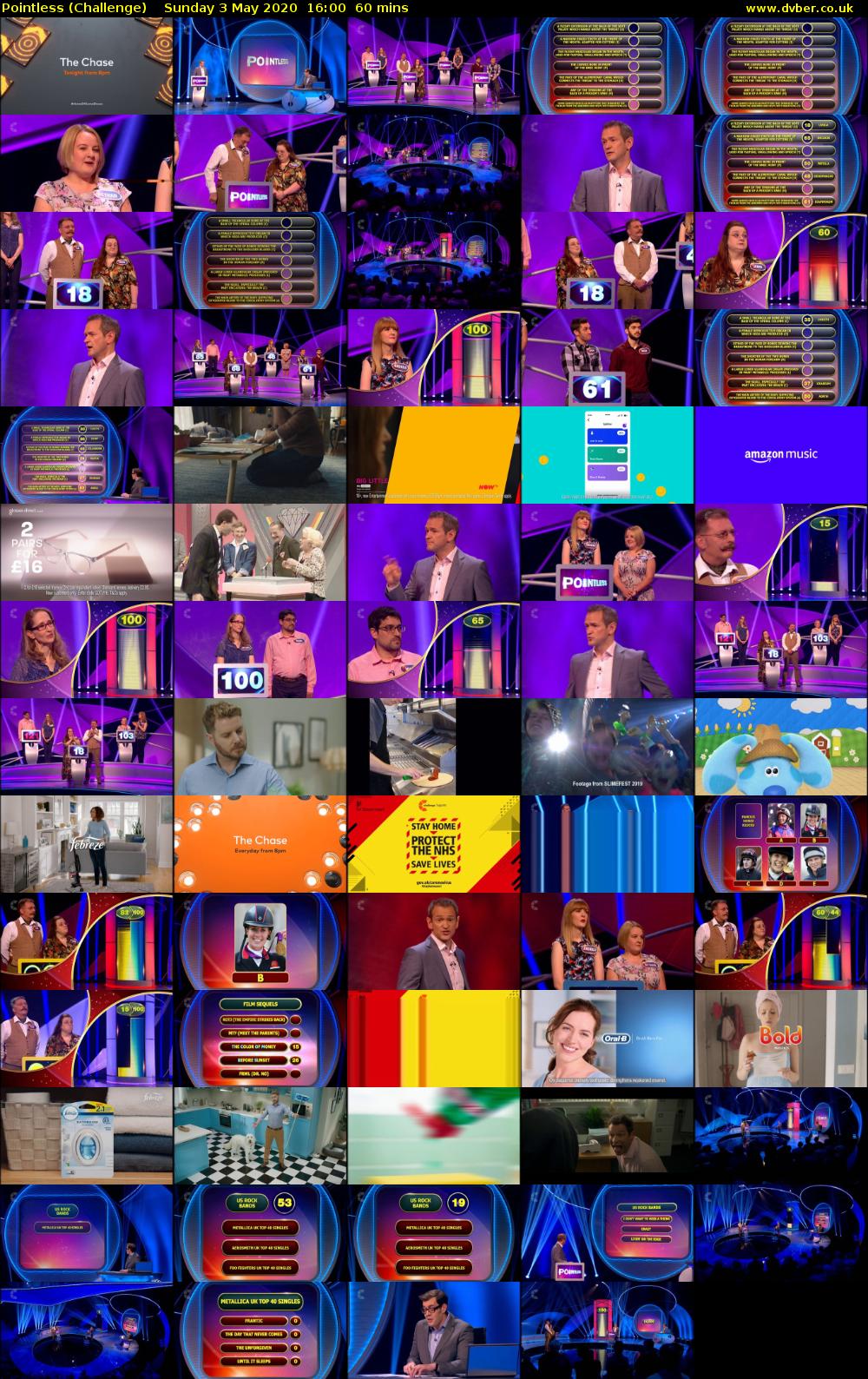 Pointless (Challenge) Sunday 3 May 2020 16:00 - 17:00