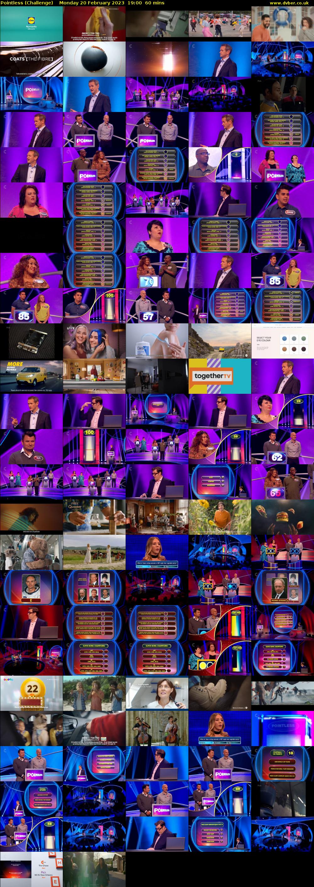 Pointless (Challenge) Monday 20 February 2023 19:00 - 20:00