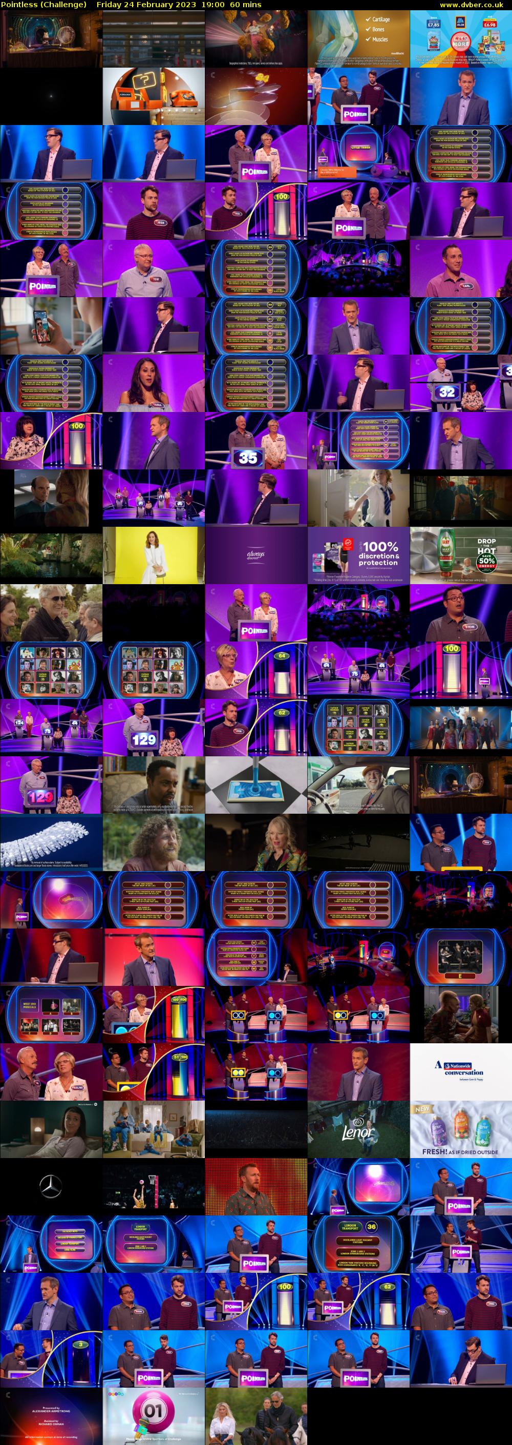 Pointless (Challenge) Friday 24 February 2023 19:00 - 20:00