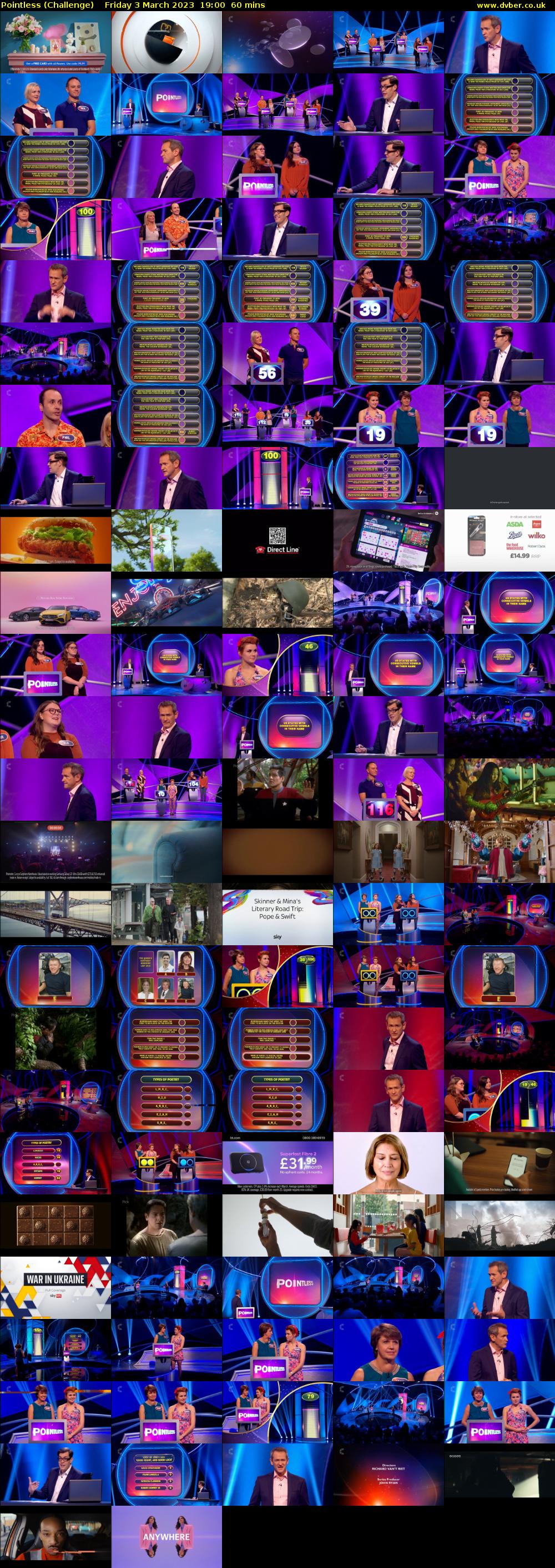 Pointless (Challenge) Friday 3 March 2023 19:00 - 20:00