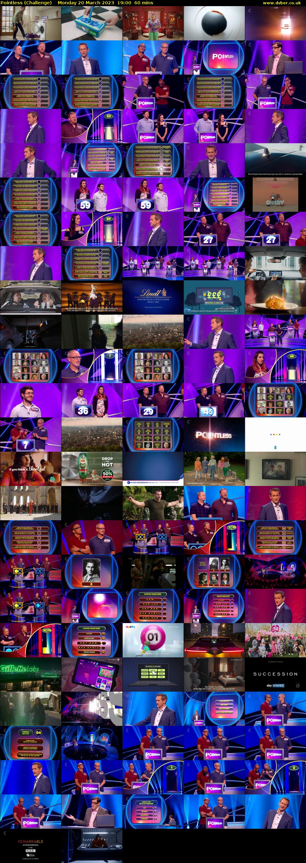 Pointless (Challenge) Monday 20 March 2023 19:00 - 20:00